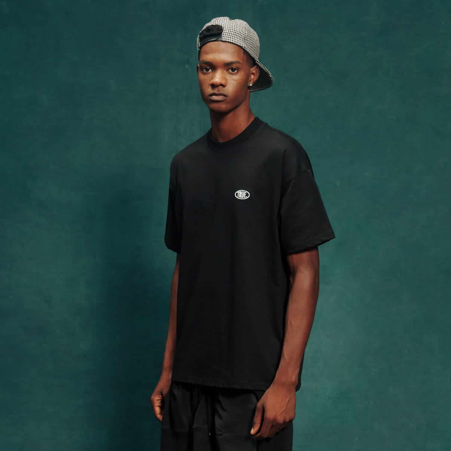 True Uniform Oversized T-Shirt - Black - miniatura 2
