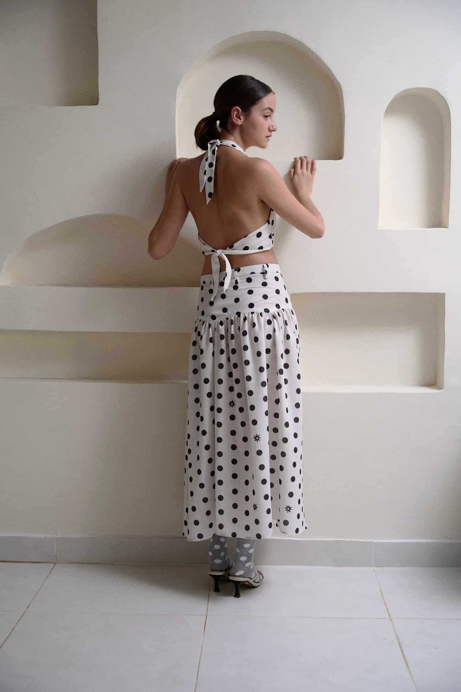 DOTTIE MAXI SKIRT - miniatura 4