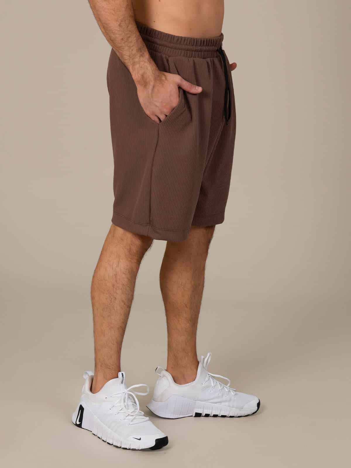 Pantaloneta moenia atenas hombre cafe oscuro - miniatura 3