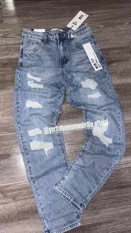 JEANS MOM FIT HELLO MISS - miniatura 1