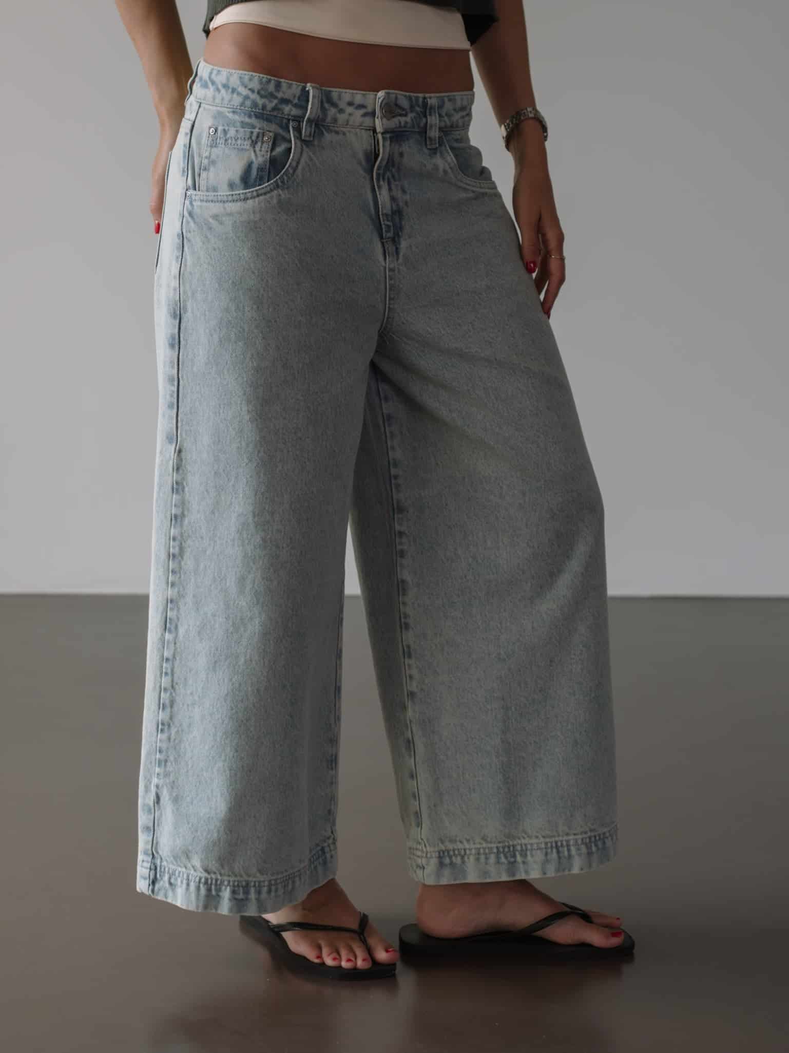 THE CULOTTE CLASSIC JEAN - NEW SOFT BLUE - miniatura 4