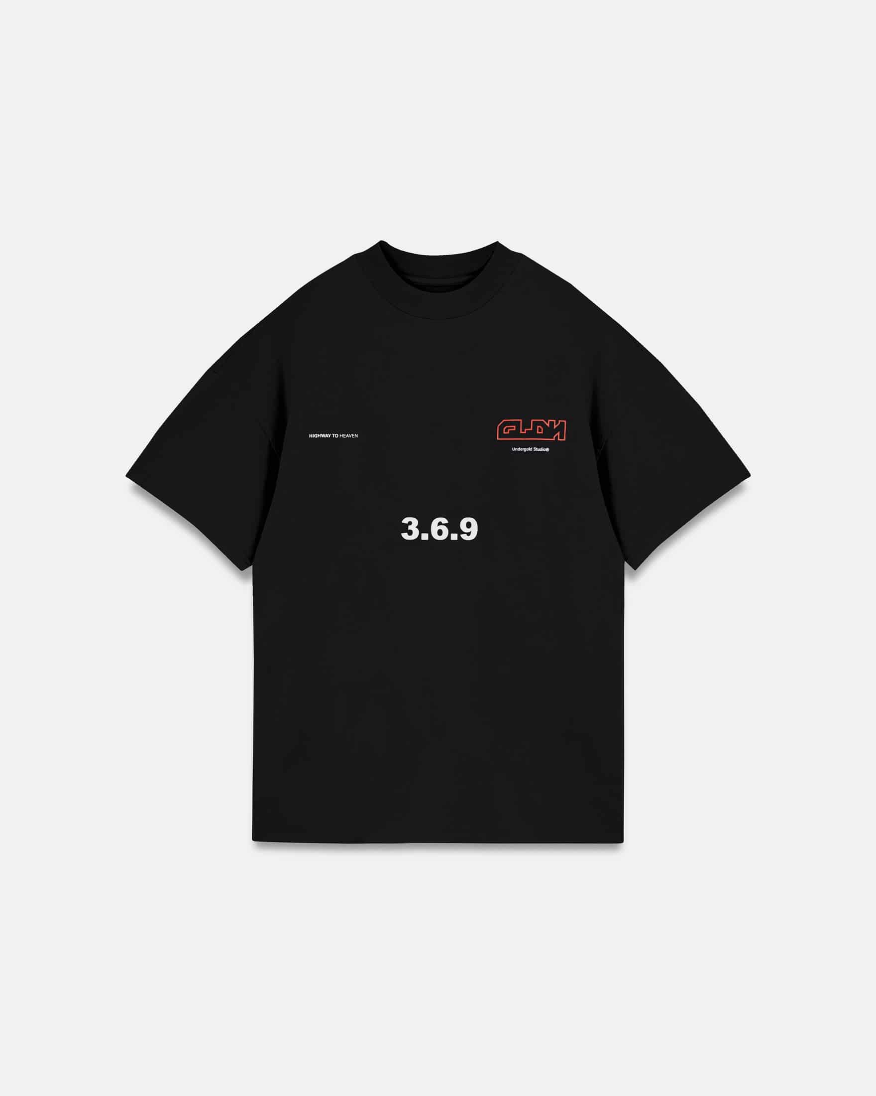 Spring GLDN Tshirt Black - miniatura 1