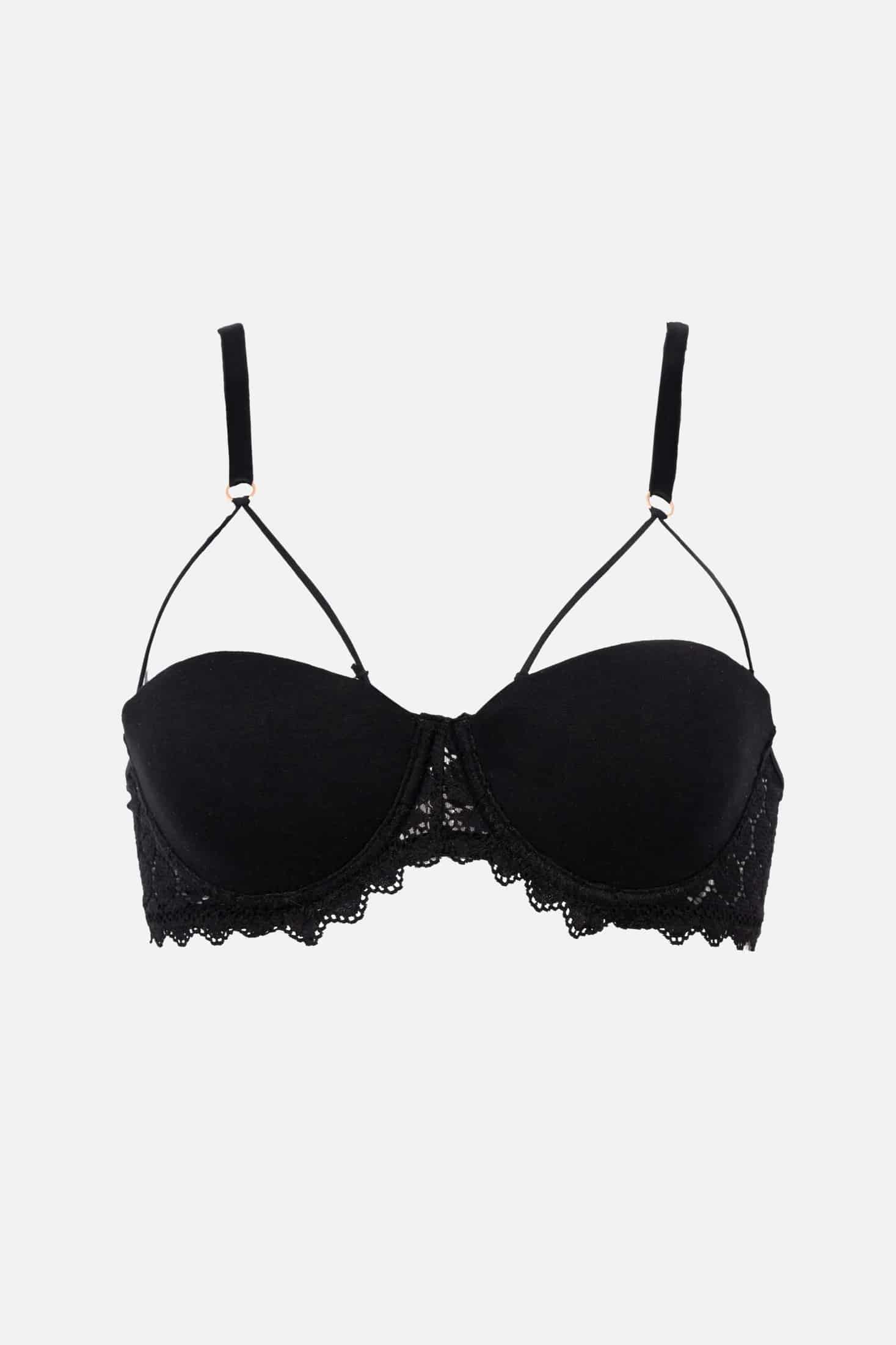 STRAPLESS ELLIPSE CONTINUIDAD NEGRO - miniatura 3