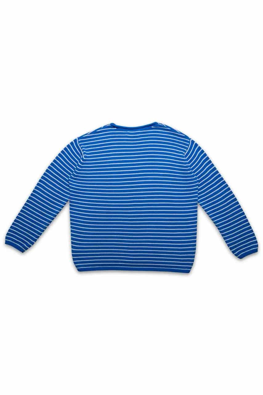 BLUE STRIPED SWEATER - miniatura 2