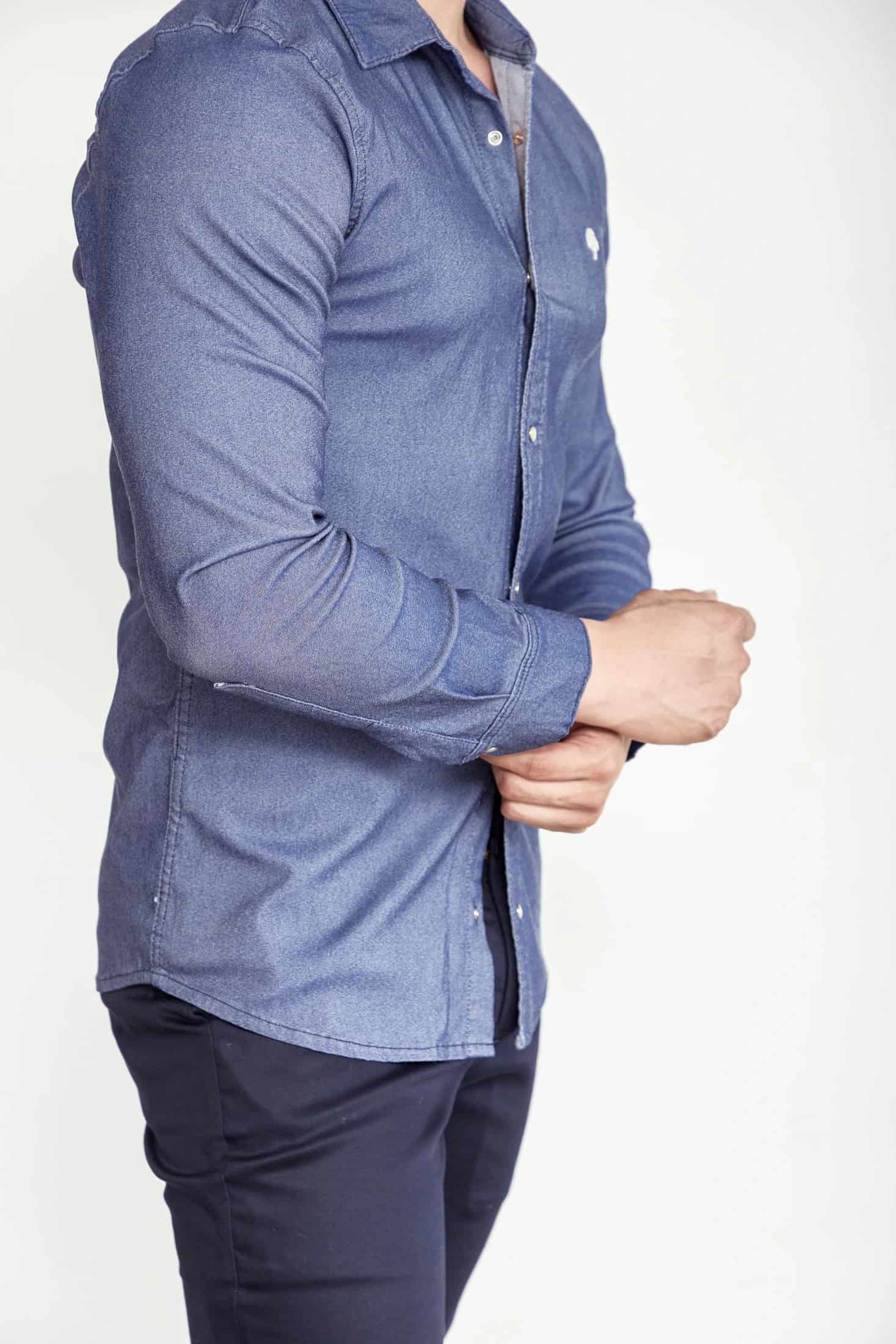 Camisa Clasica Denim - miniatura 3