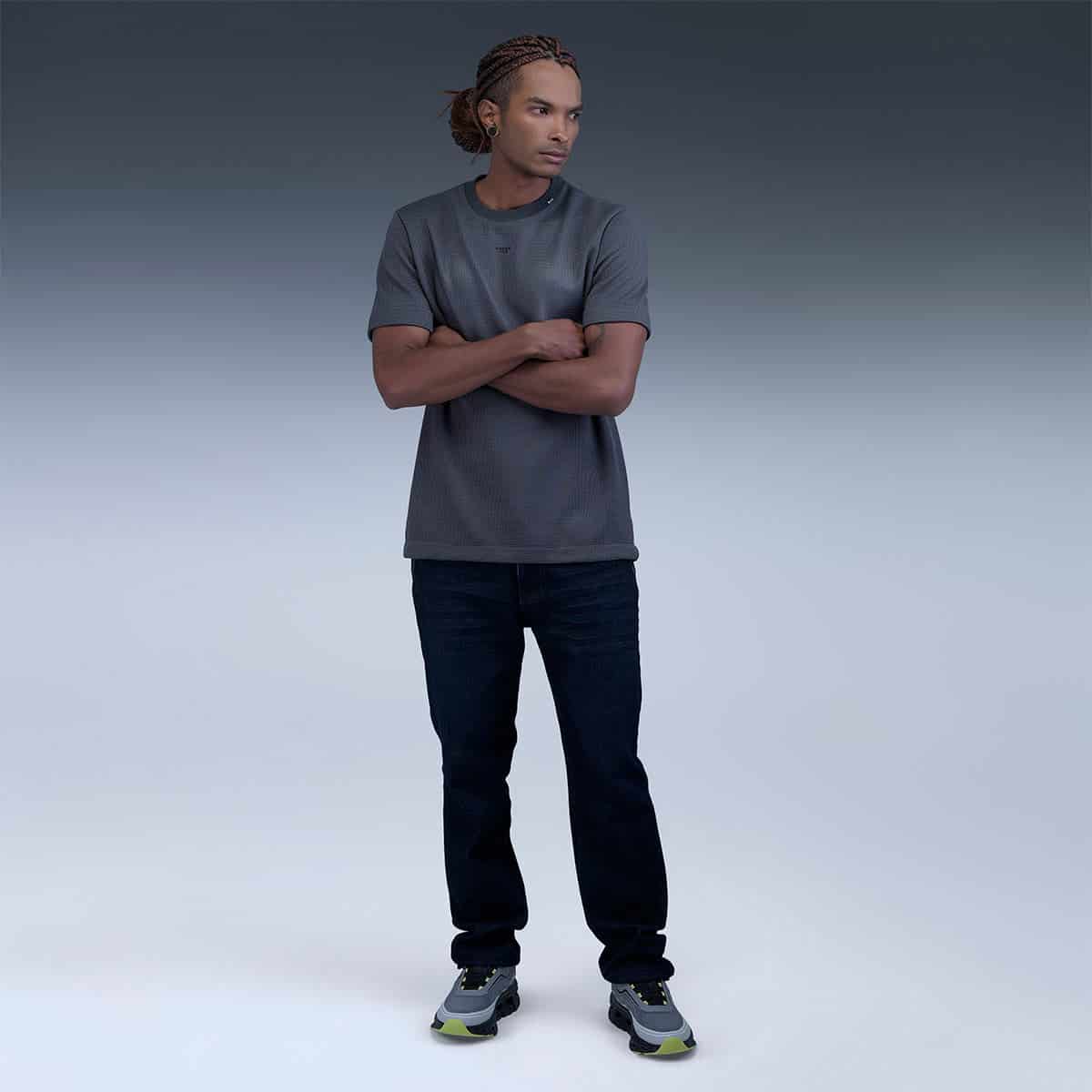 Camiseta Regular Gris - miniatura 4
