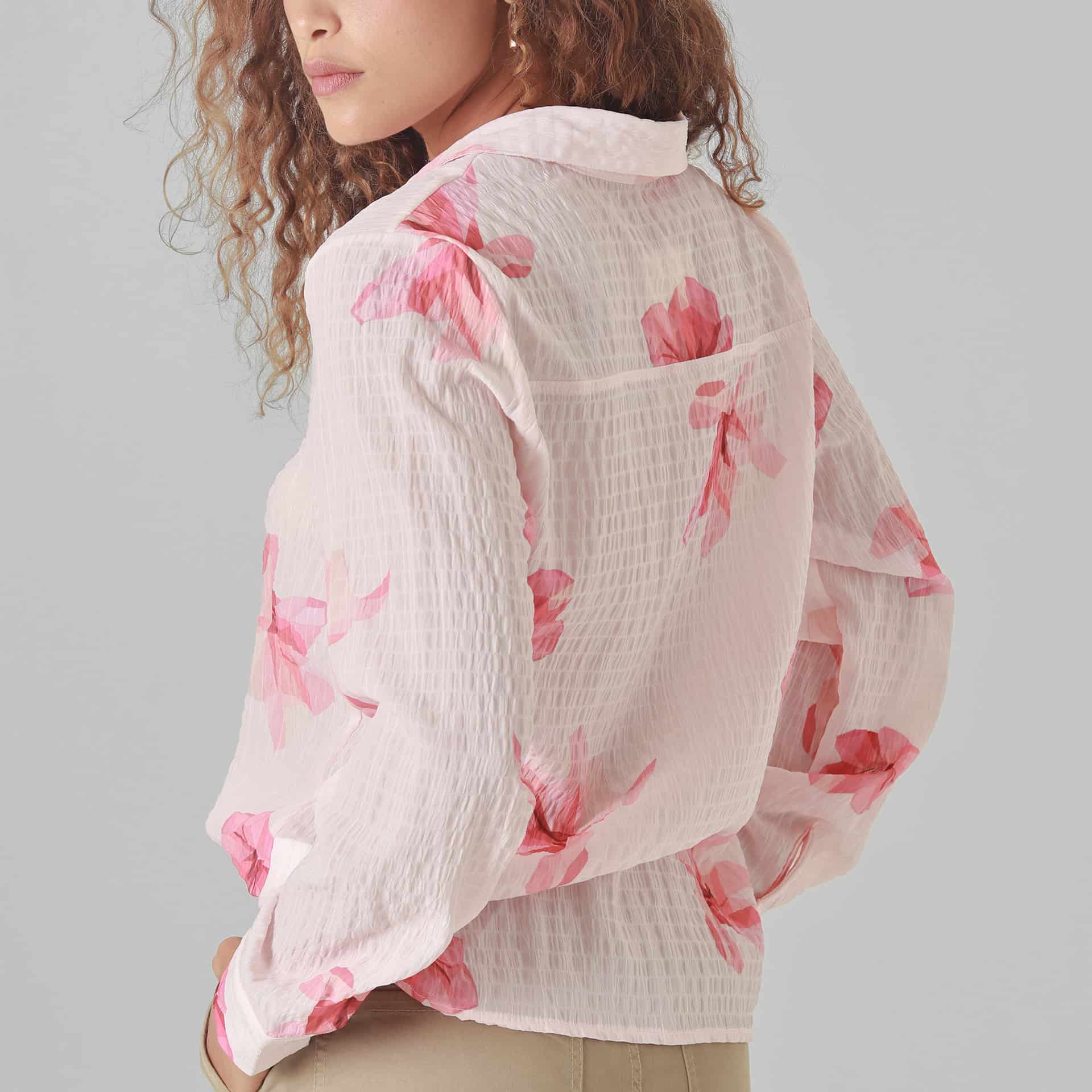 Camisa Cuello Camisero Manga Larga - miniatura 2