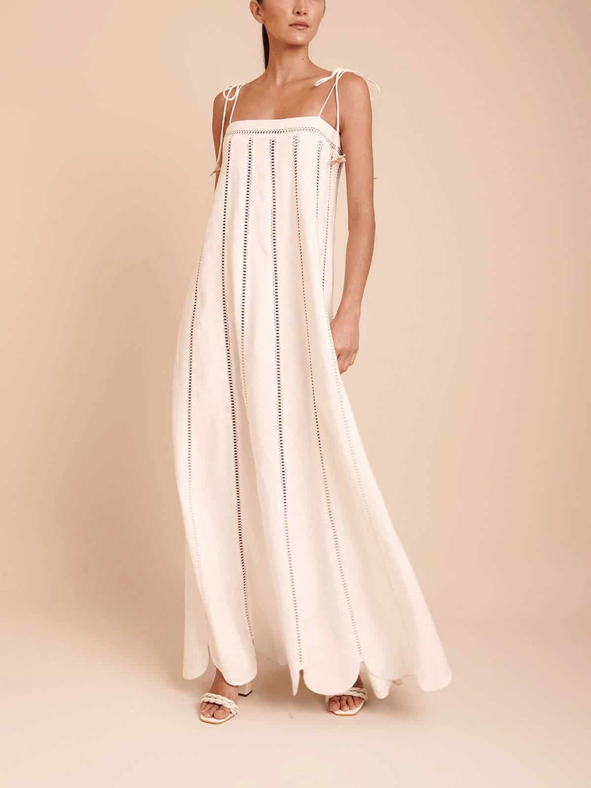 NILO DRESS IVORY - miniatura 2