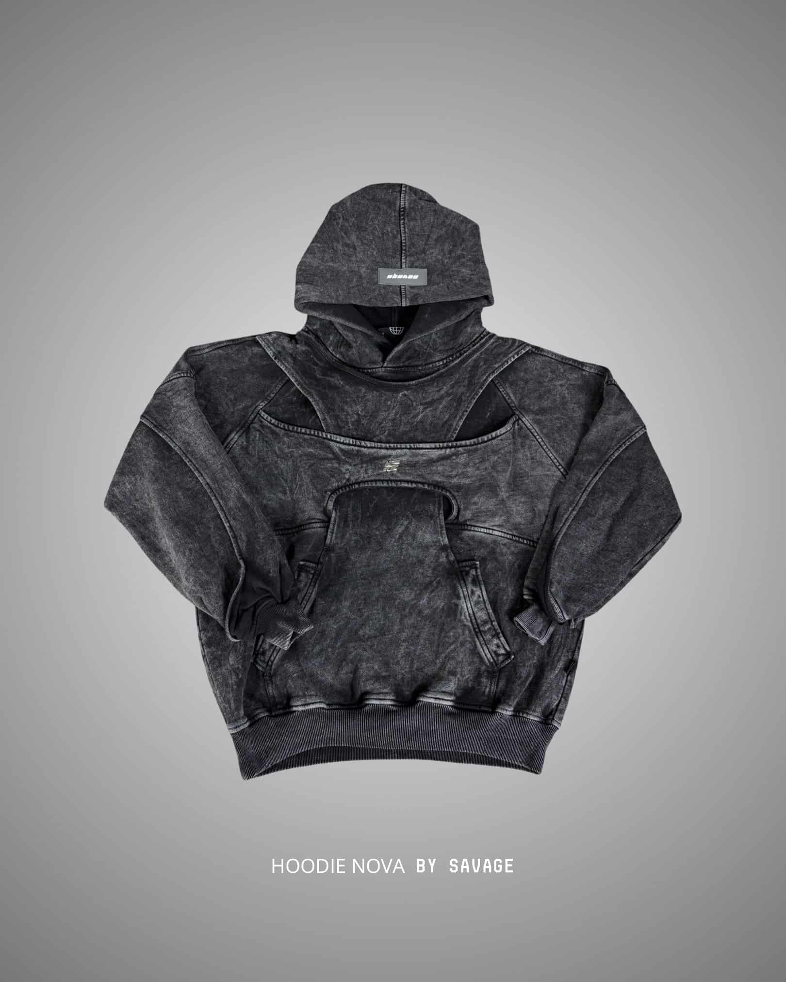 Hoodie Nova Acid Wash 400 gramos - miniatura 1