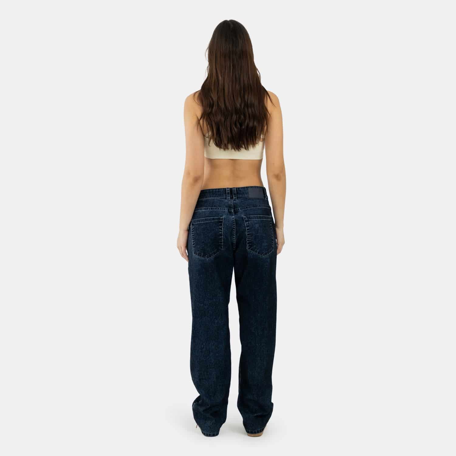 Corduroy Touch Denim Relaxed Fit Azul Oscuro - miniatura 10