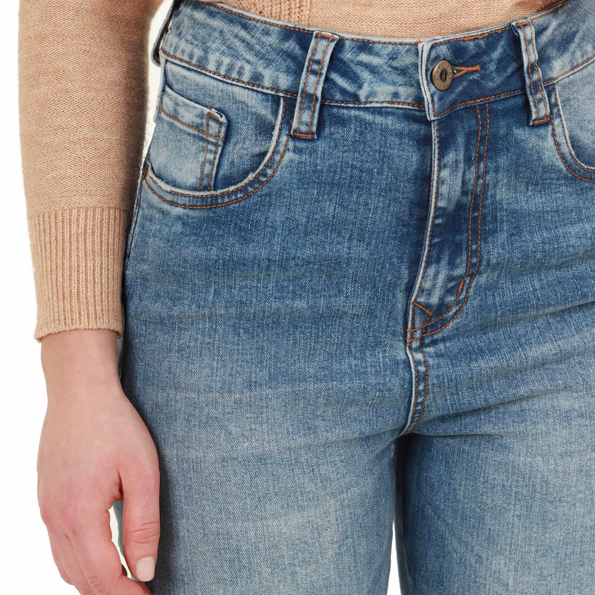 Jean Tiro Medio Bota Skinny - miniatura 2
