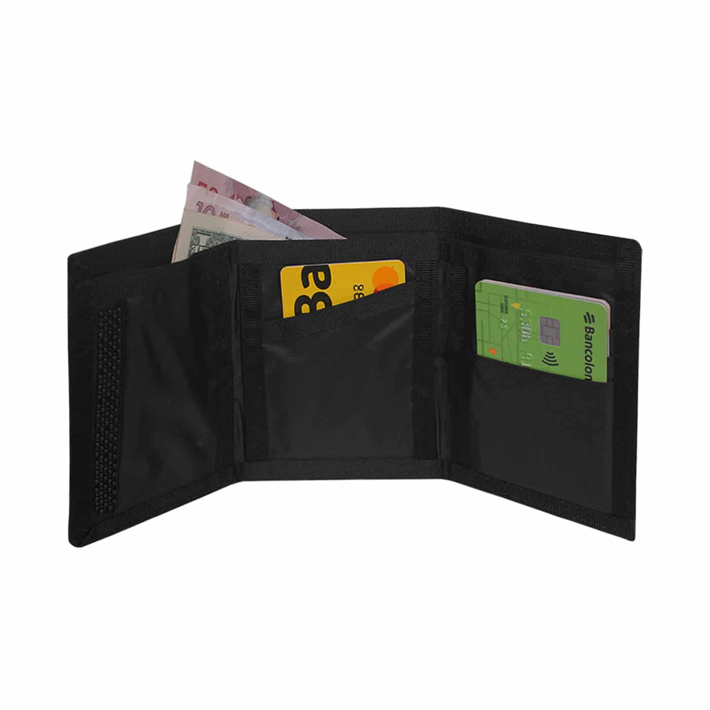 Billetera Clásica Negro Velcro - miniatura 2