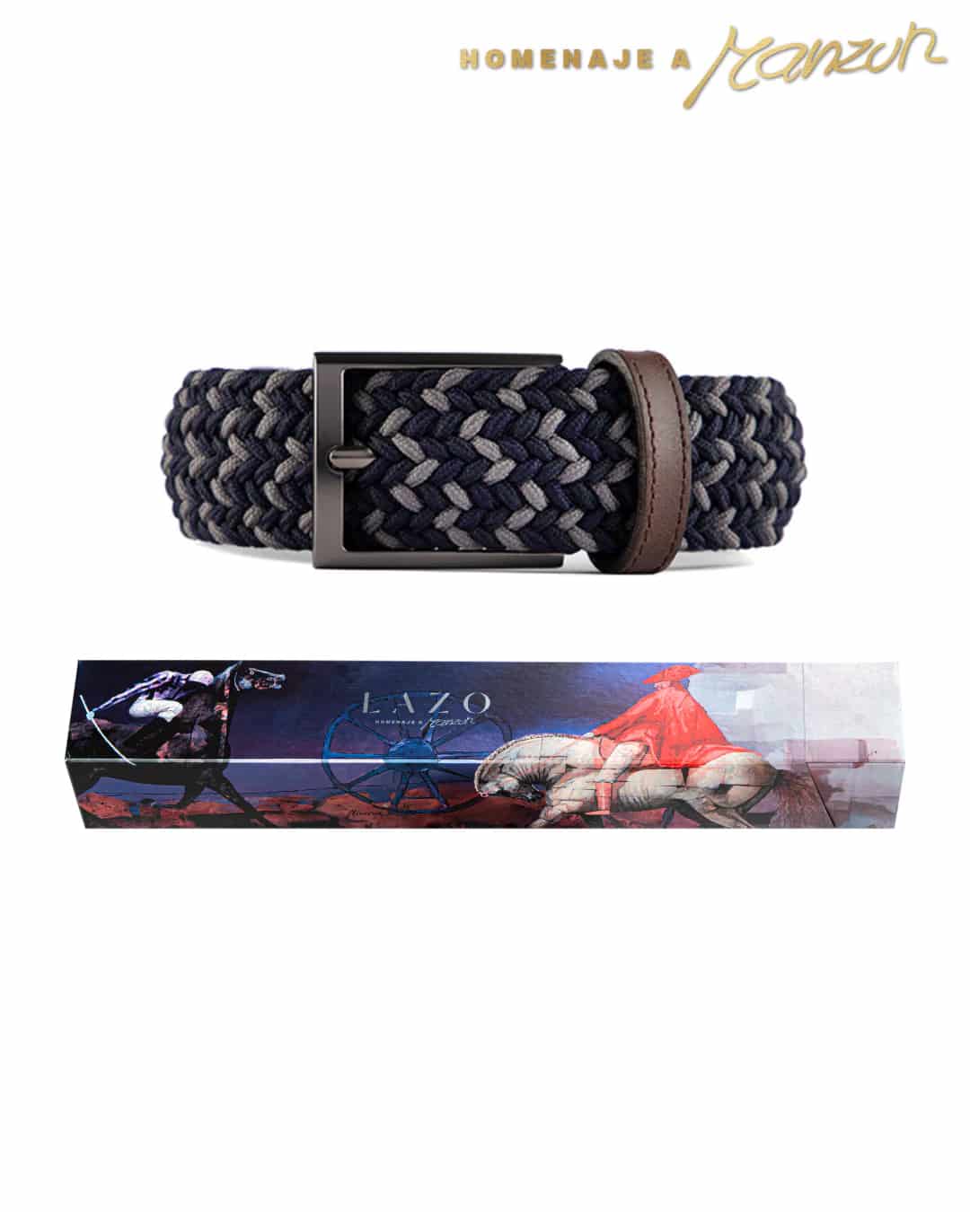 CINTURÓN LAZO LZ49 NAVY - miniatura 5