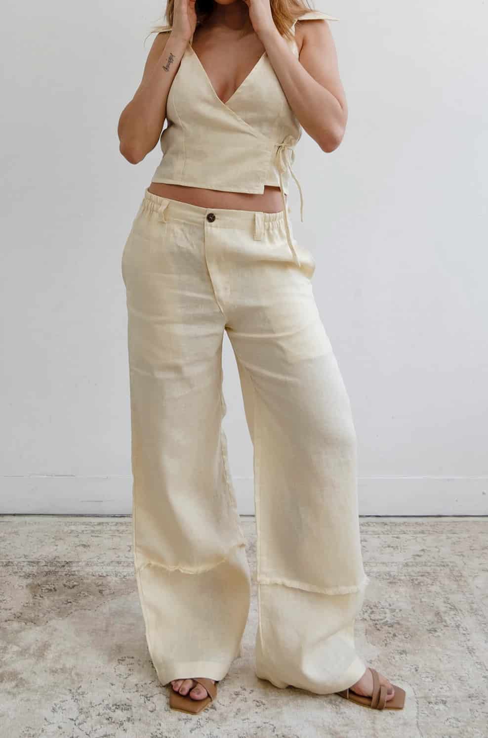 Pantalón Roca | Amarillo Butter Yellow - miniatura 6