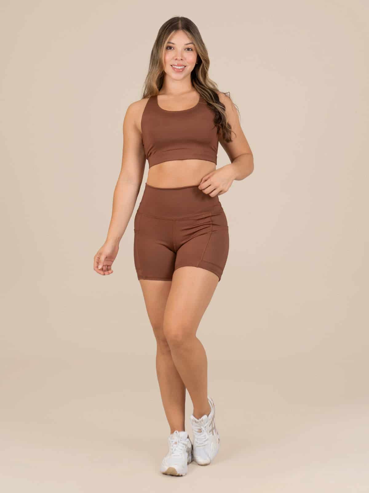 Poket short set cafe - miniatura 1