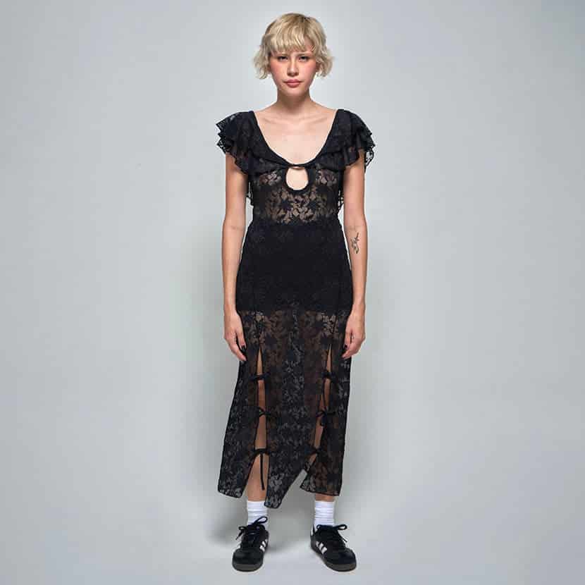 MIZU BLACK DRESS - miniatura 1