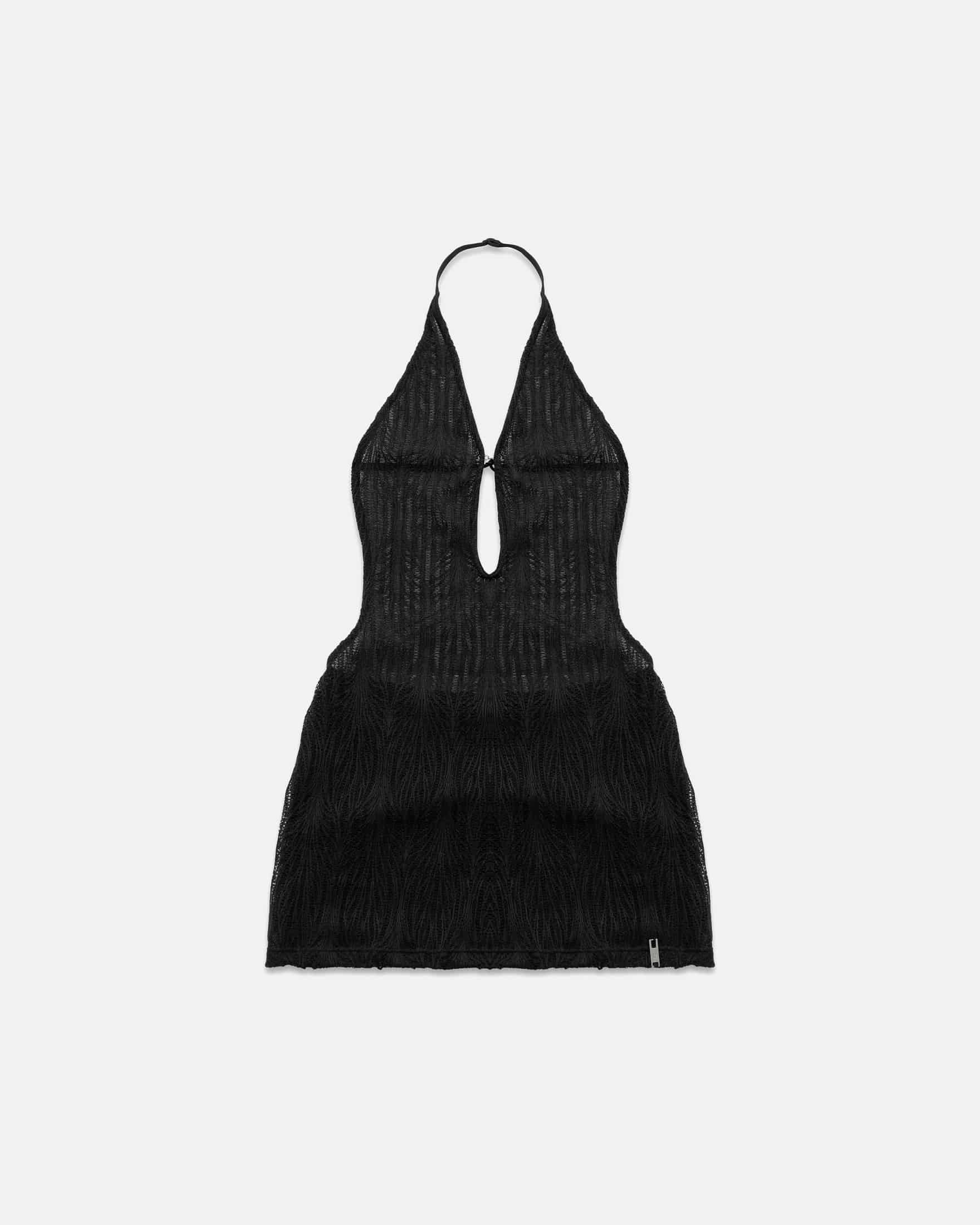 Basics Transparent Dress Black - miniatura 1