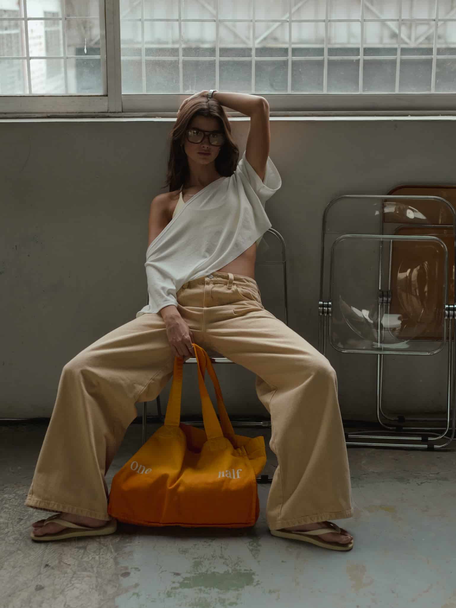 ONE HALF TOTE BAG - SUNSET - miniatura 5