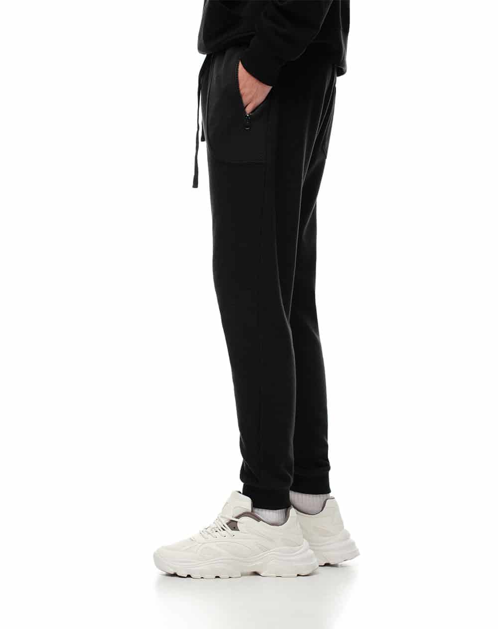 Jogger regular negro hombre - miniatura 4