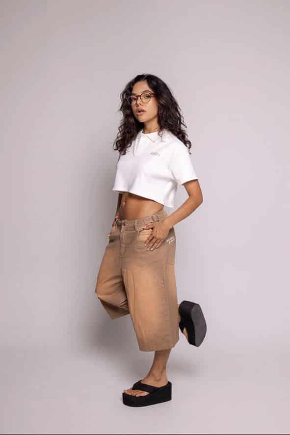 CropTop Polo Motion-Beige - miniatura 14