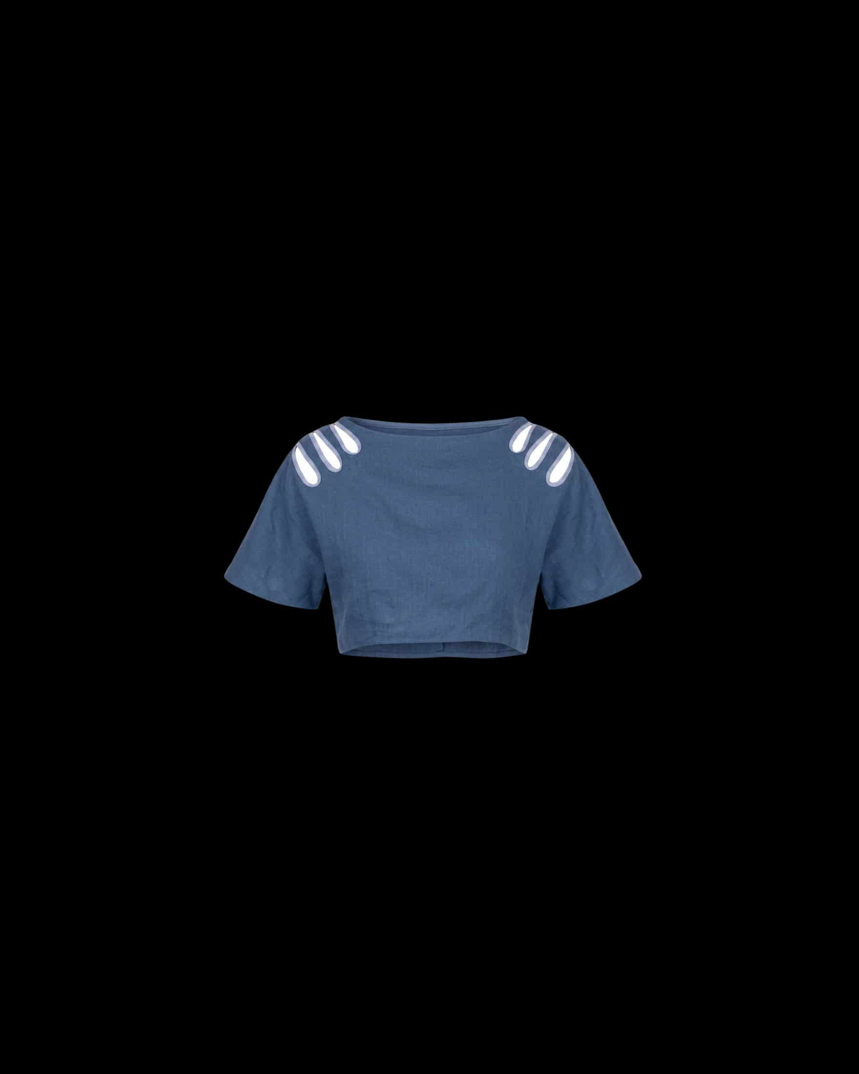 PIPER TOP NAUTIC BLUE - miniatura 1