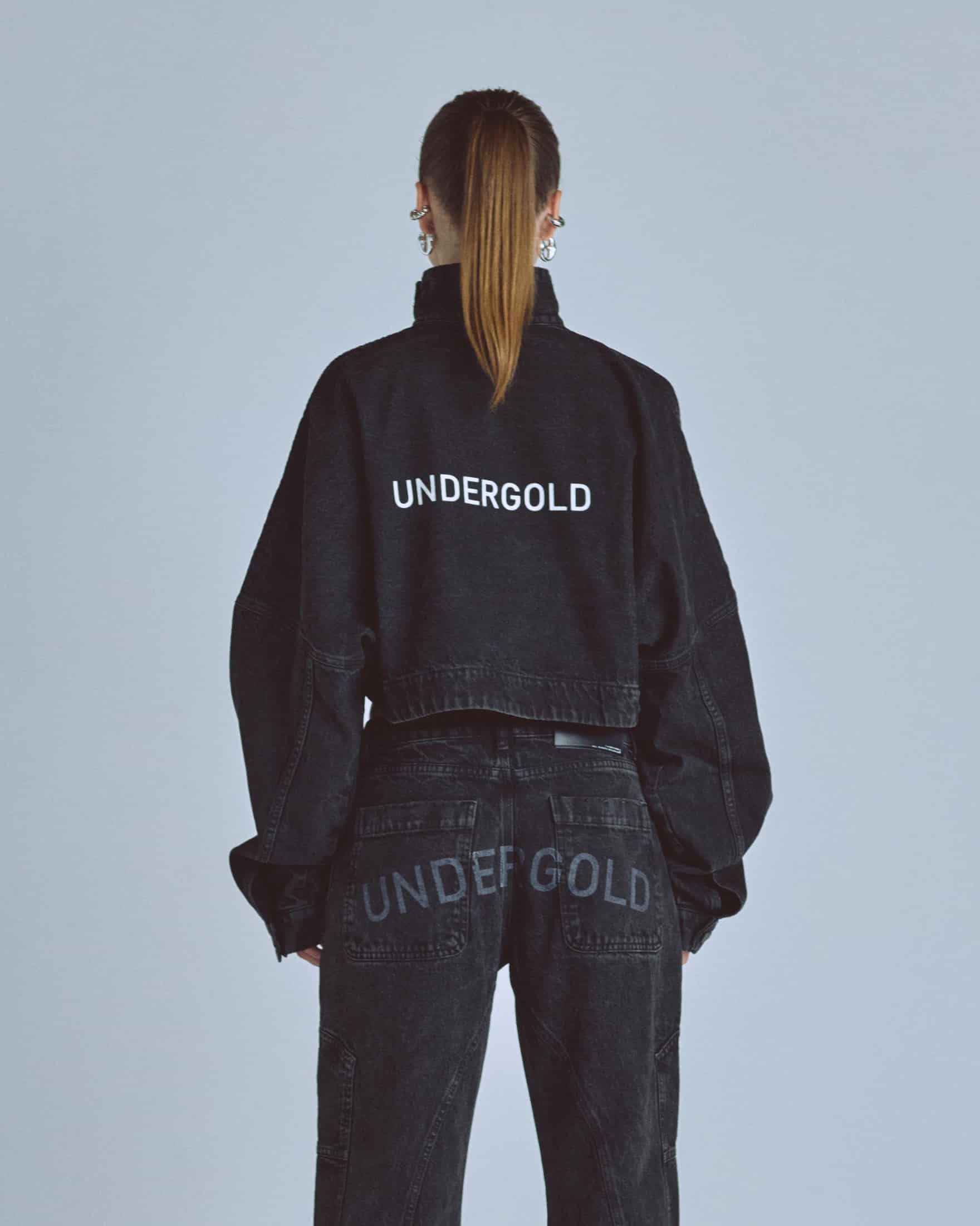 W Golden Heritage High Neck Jacket Black - miniatura 7
