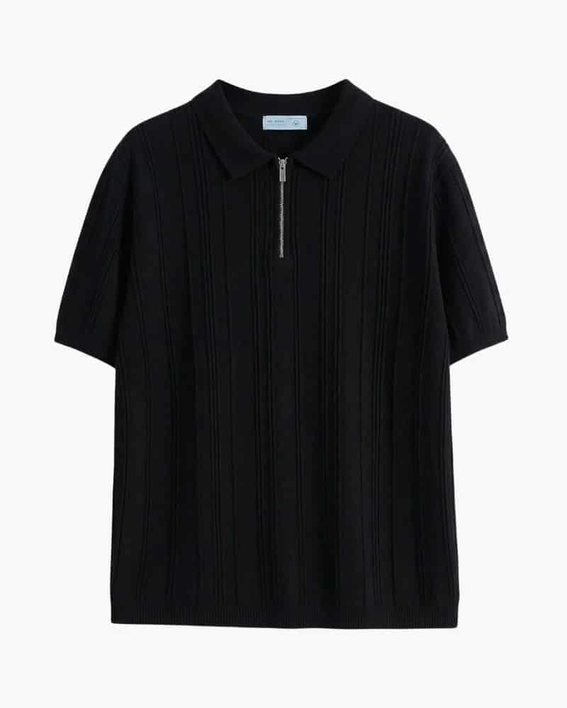 Signature Zip-Up Polo - miniatura 1