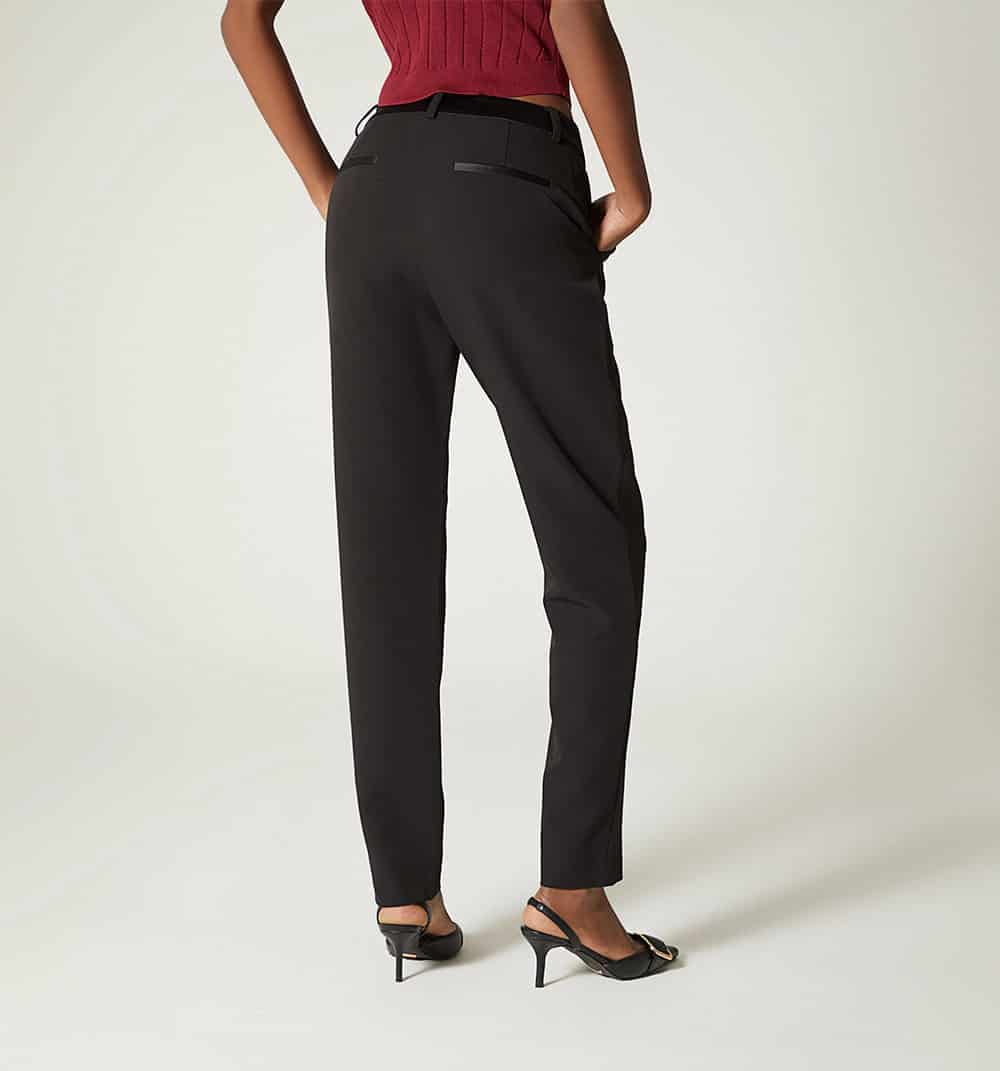 Pantalon Con Pretina En Satin - miniatura 4