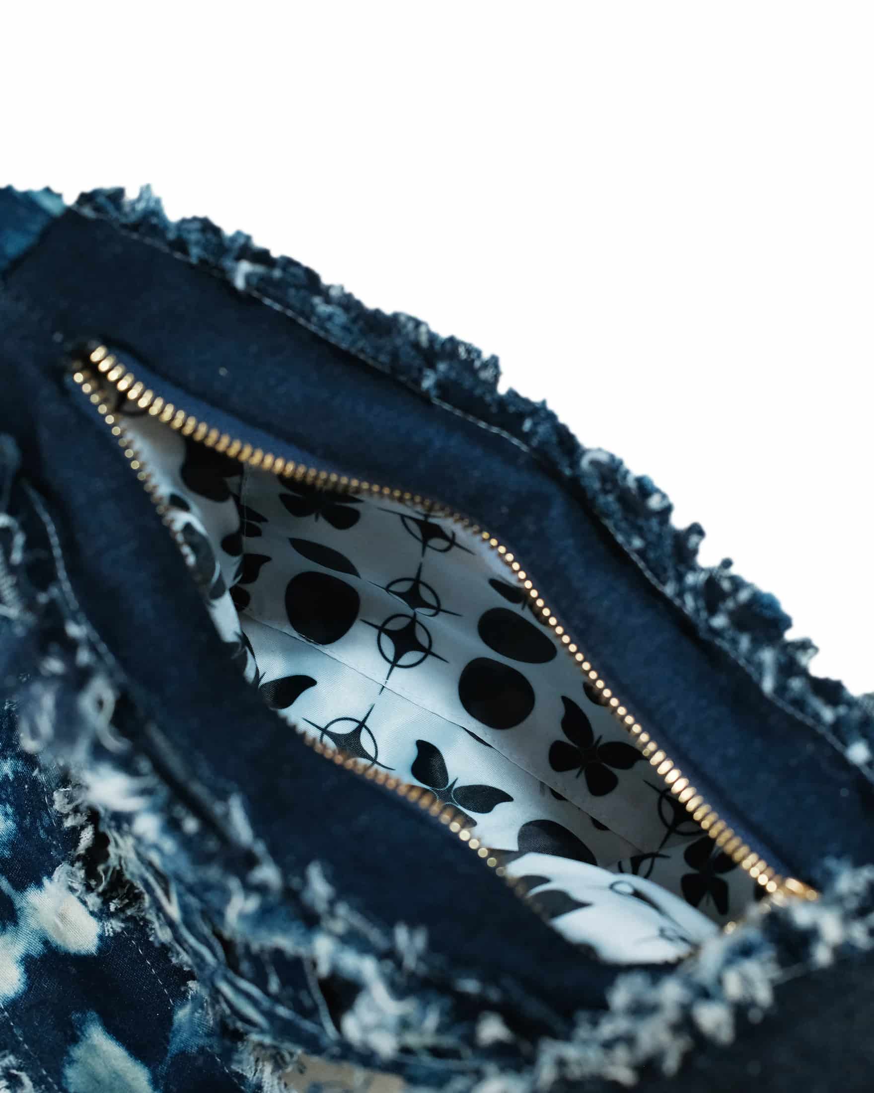Denim Baguette Bag - miniatura 2