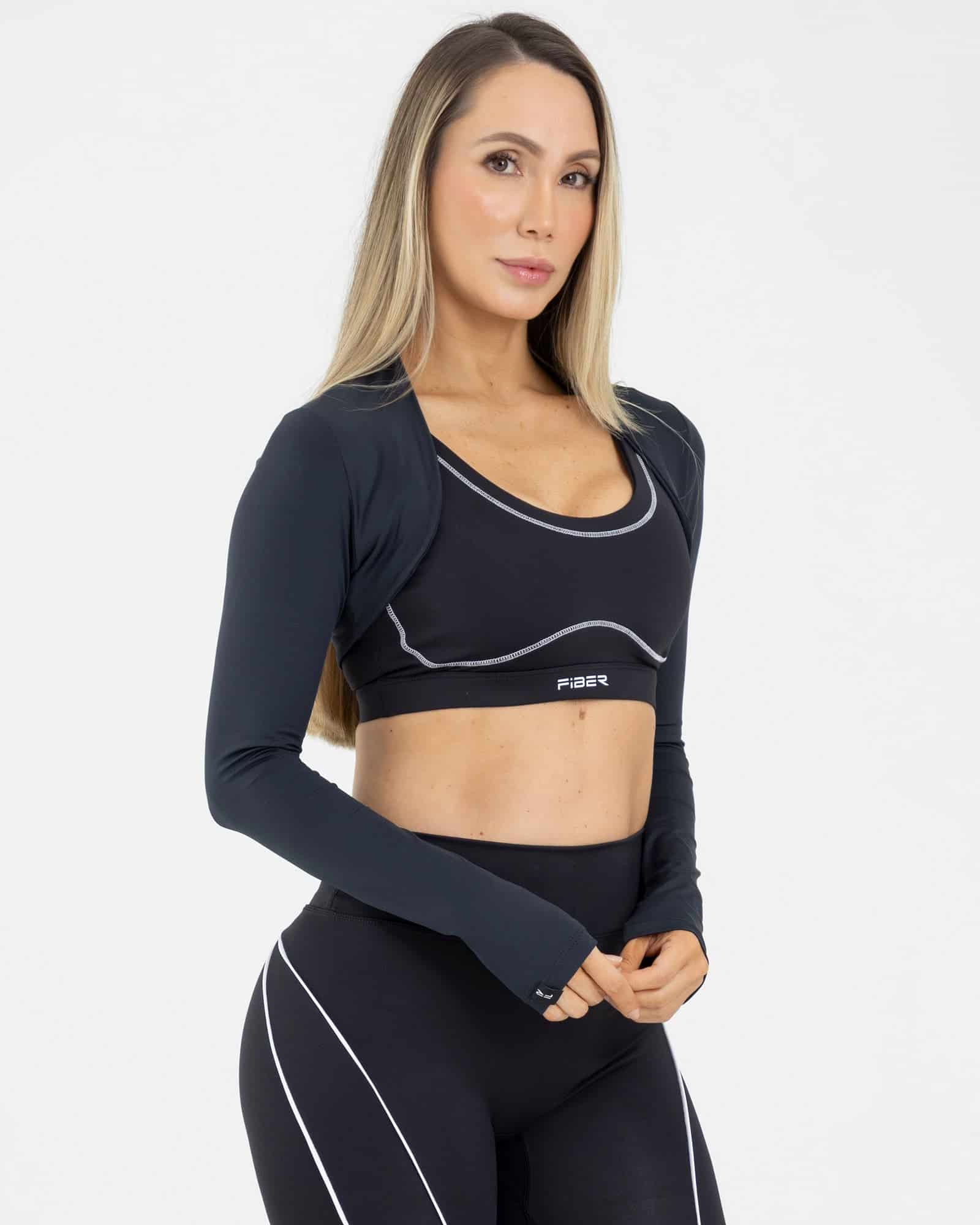 Top complemento layer negro level up FIBER - miniatura 1