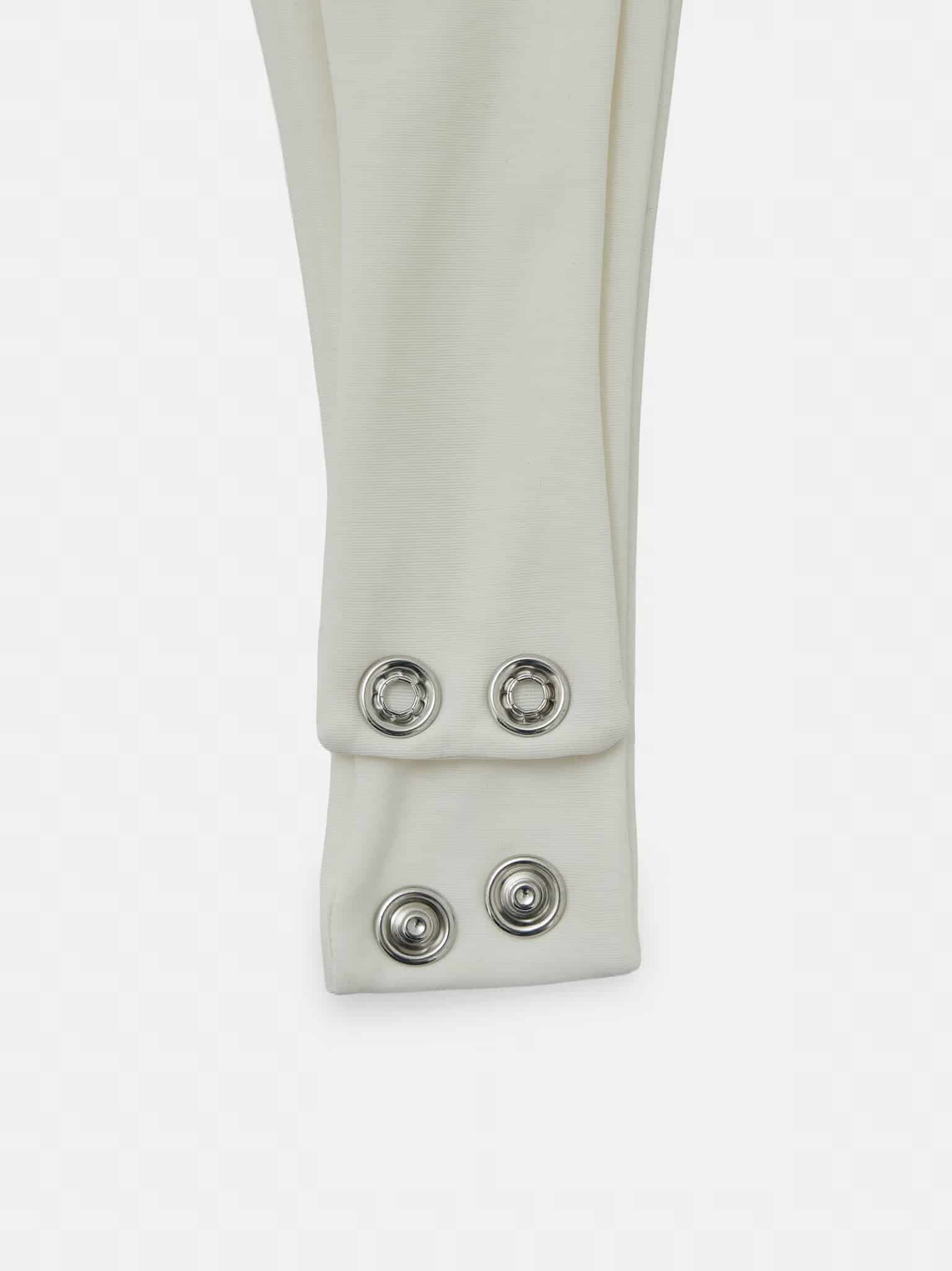 OPEN CURVE BODYSUIT - SOFT WHITE - miniatura 6