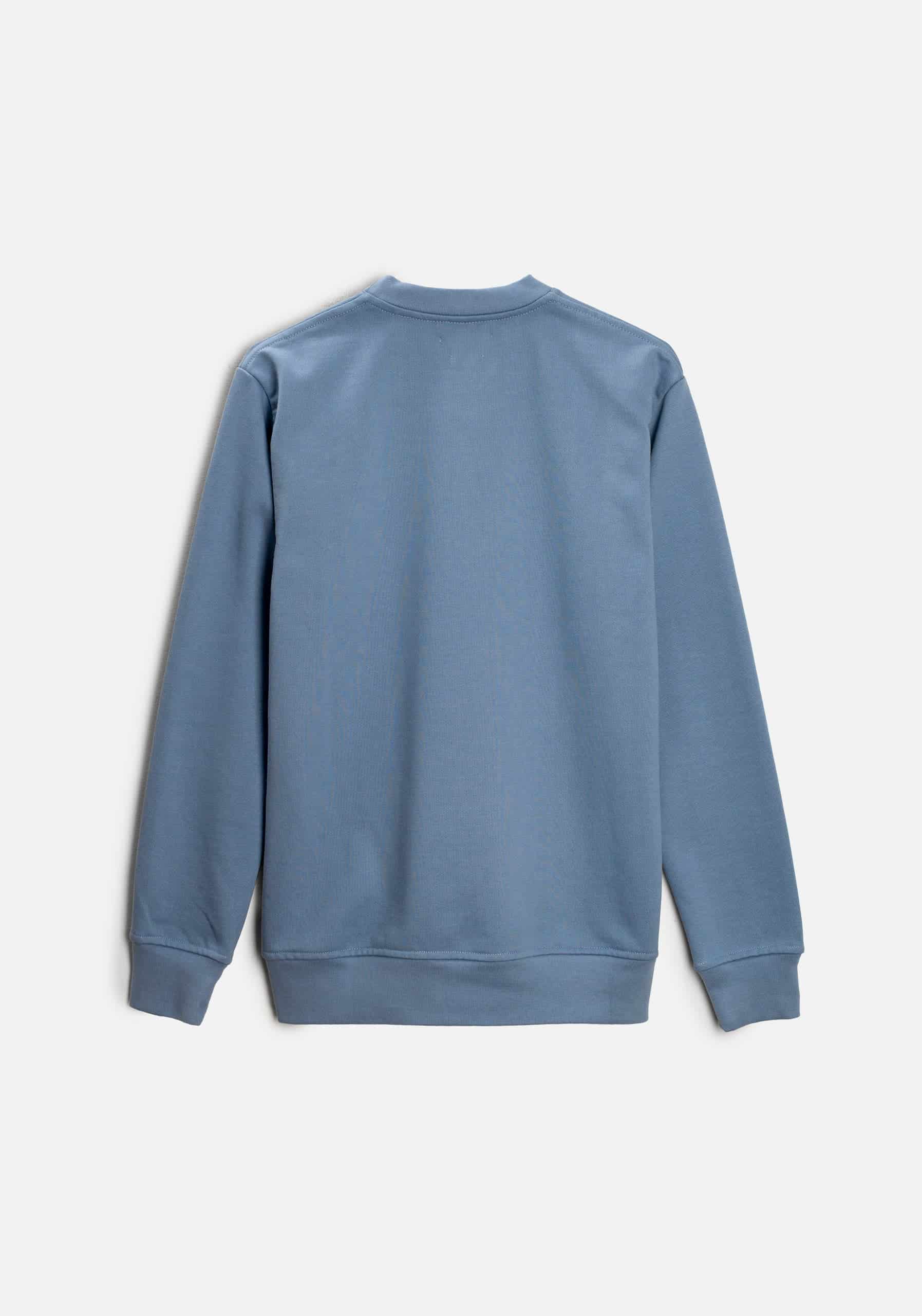 Buzo H Crew Neck Unicolor Azul Claro - miniatura 4