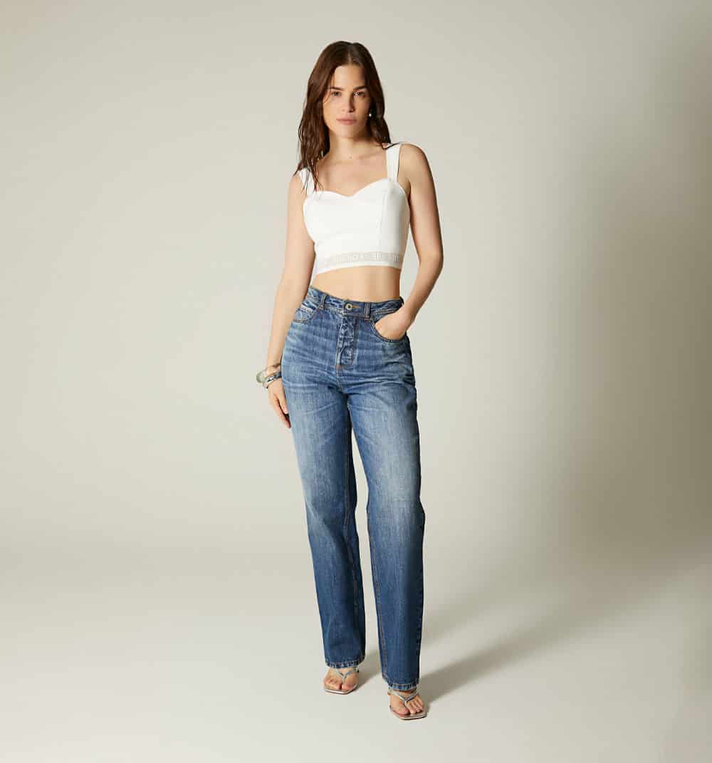 Blusa crop de tiras - miniatura 2