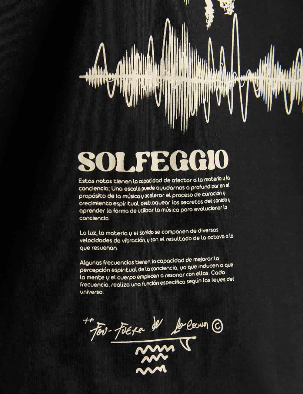 Camiseta Regular Solfeggio  negro Hombre - miniatura 4