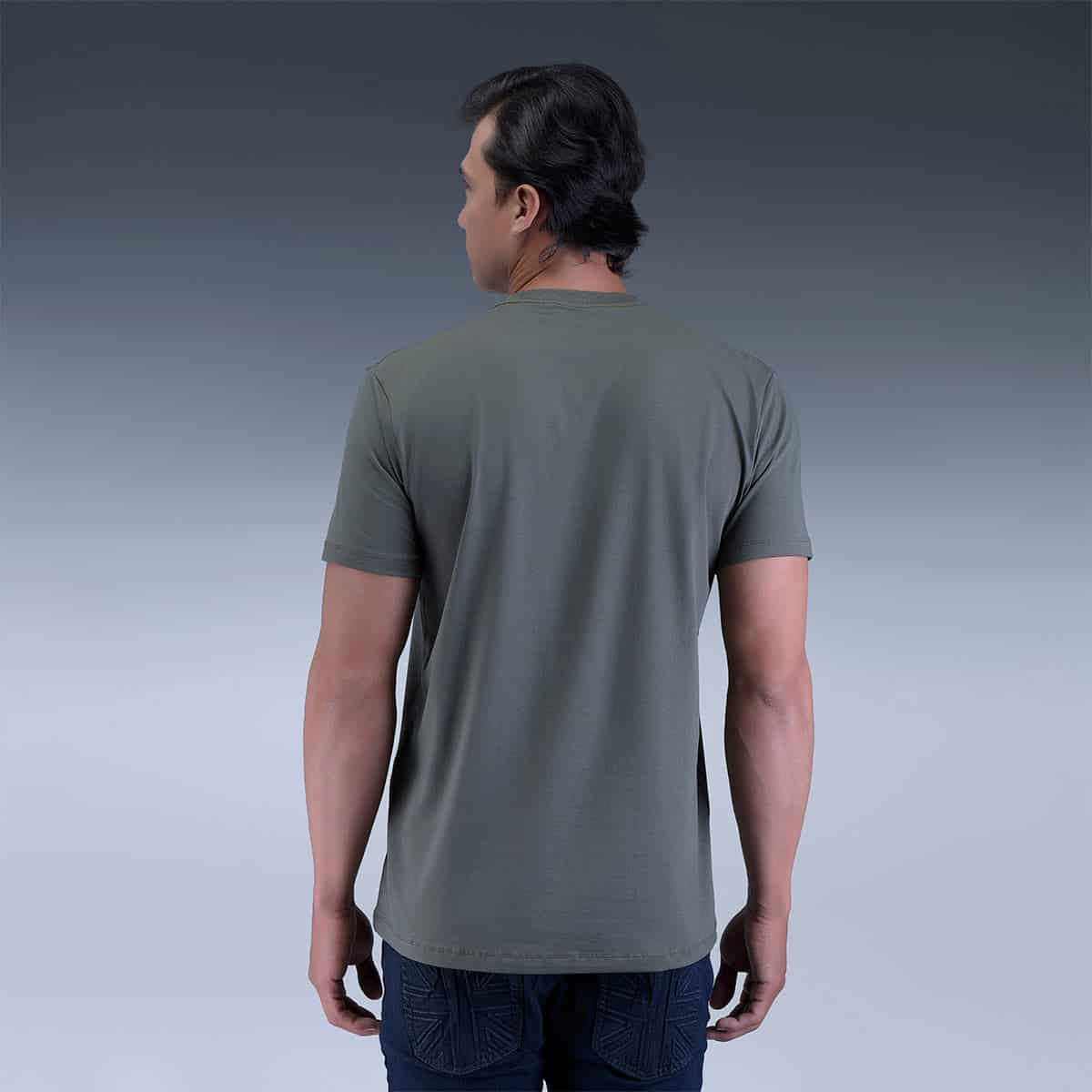 Camiseta Verde Básica - miniatura 2