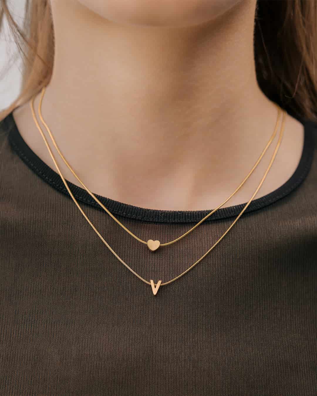 Collar Mini Corazón Acero Inoxidable - miniatura 2