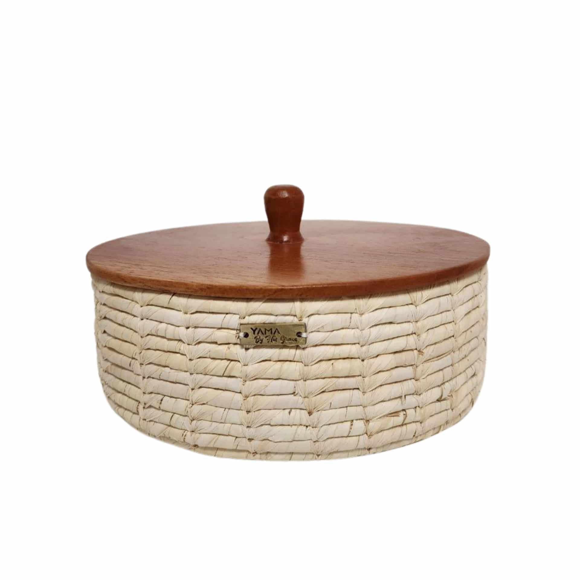 Artisanal Basket with Wood Lead - miniatura 1