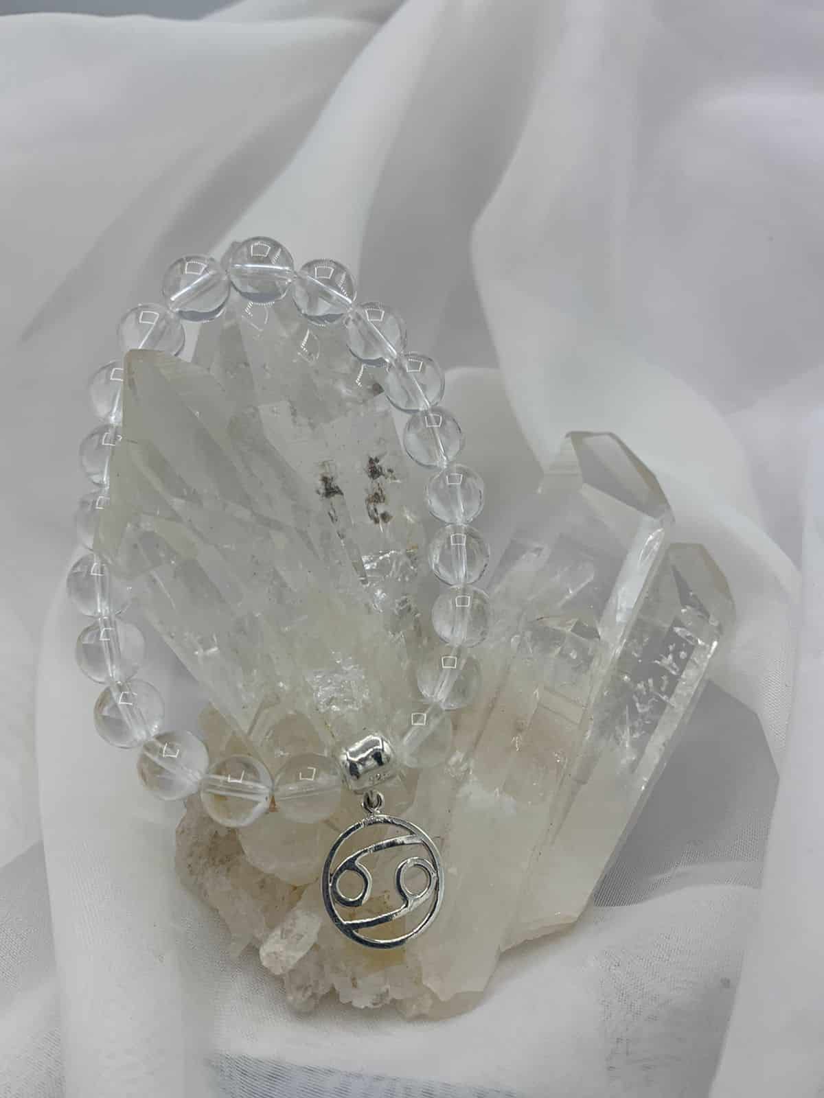 Pulsera Cuarzo Transparente dije Libélula M - miniatura 3