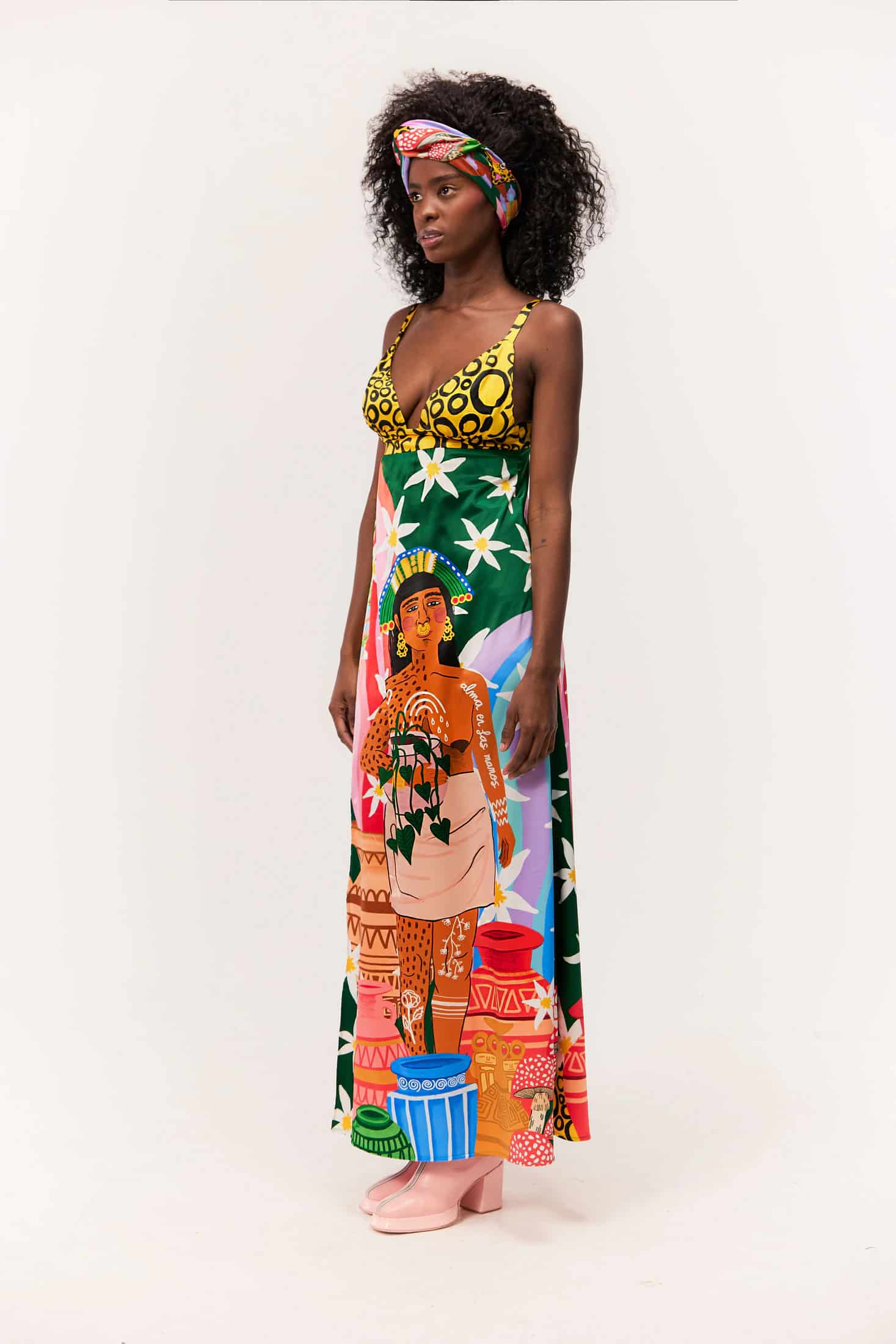 Vestido Ritual / Estampado Alma de Barro - miniatura 2