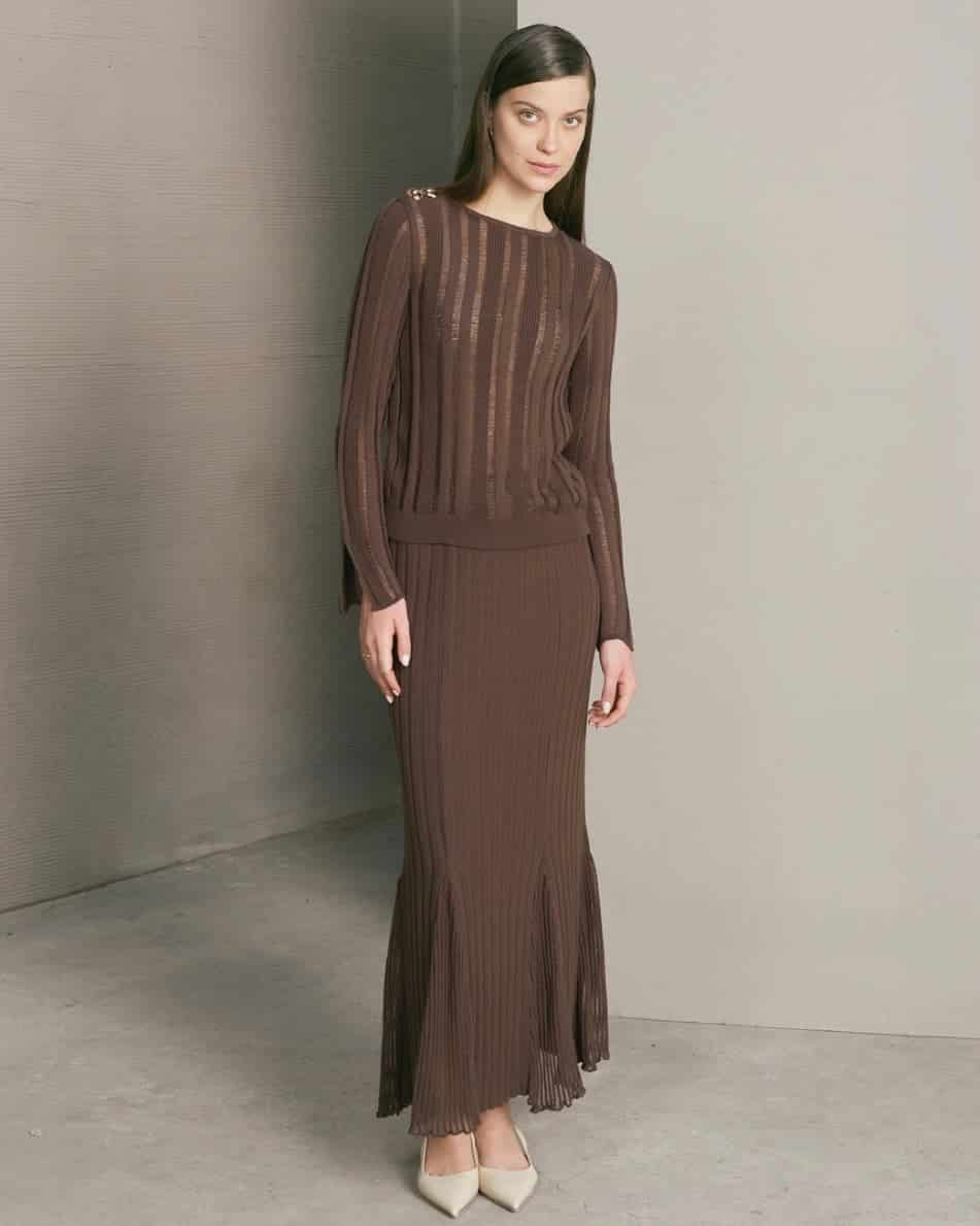 Falda Calipso Café - miniatura 3