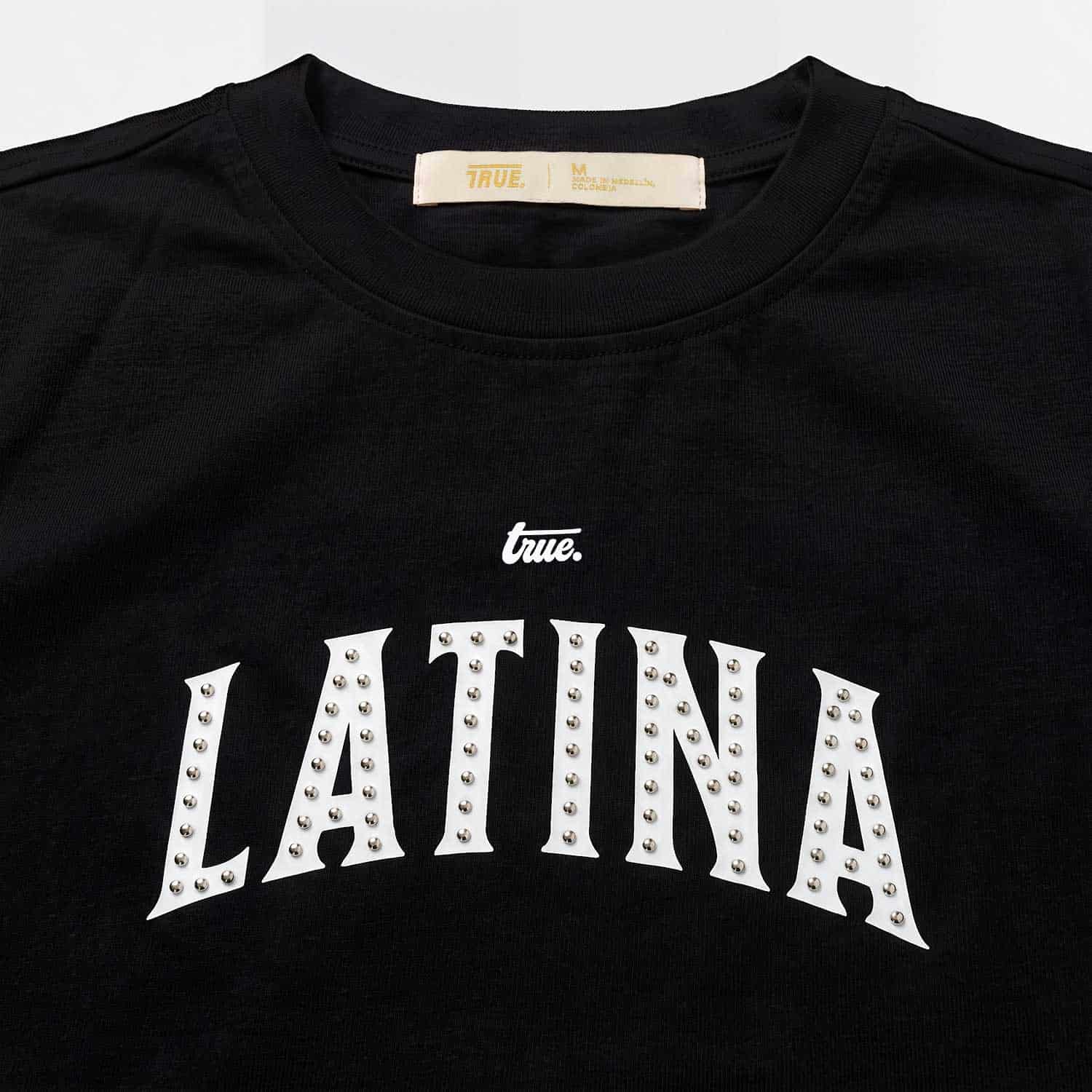 Latina Baby Tee - Black - miniatura 4
