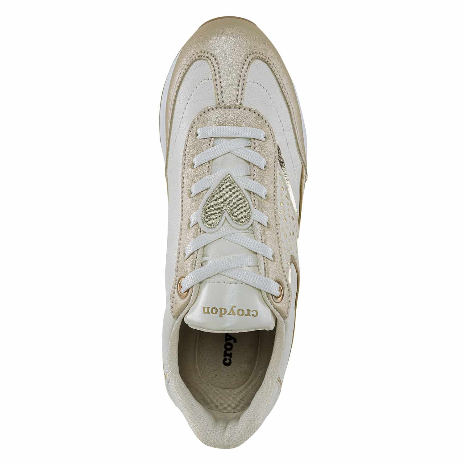 Tenis Urbanos Zuleika Beige-Oro Croydon Para Mujer - miniatura 6
