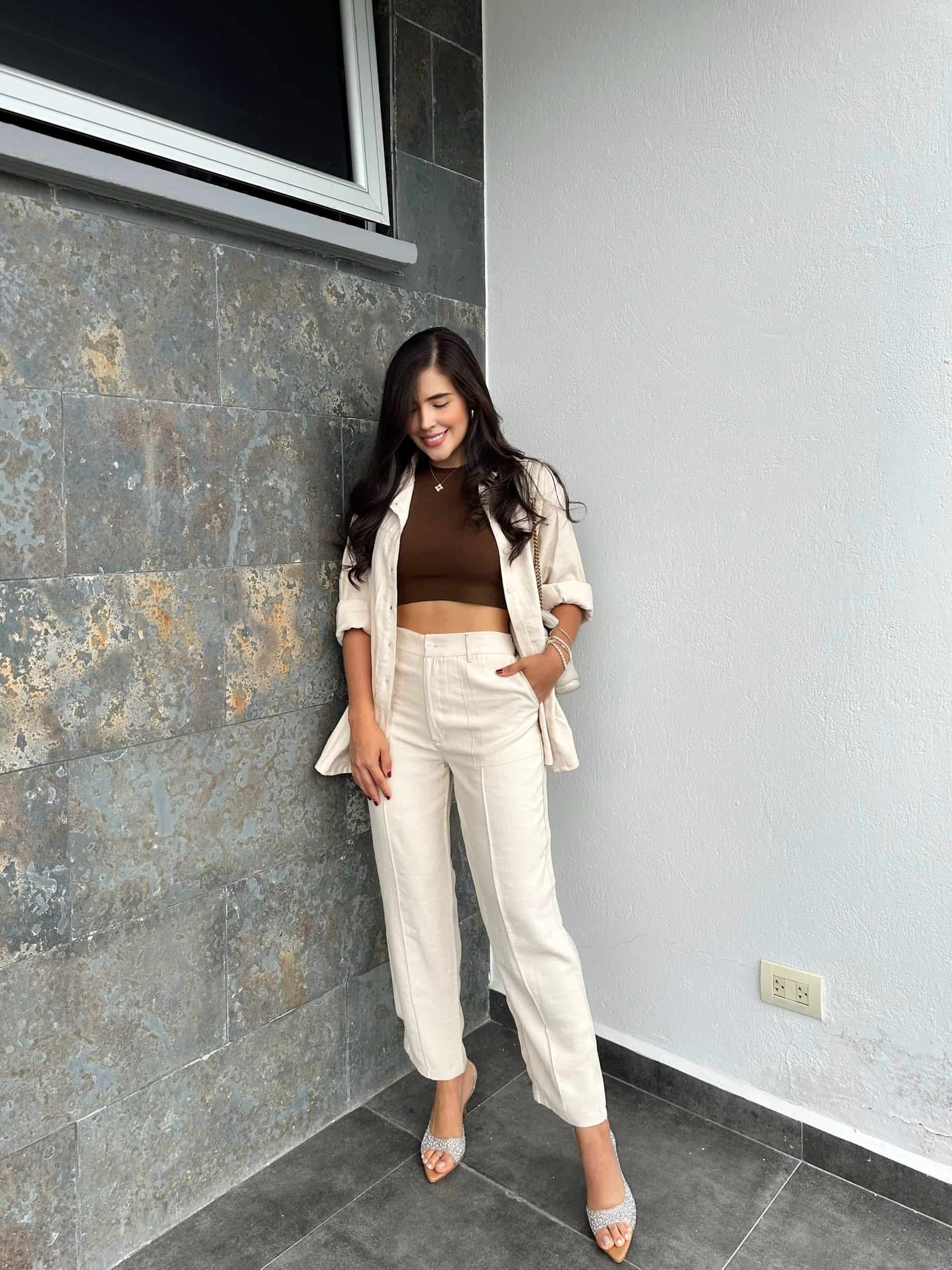 PANT ALBERTA BEIGE - miniatura 4