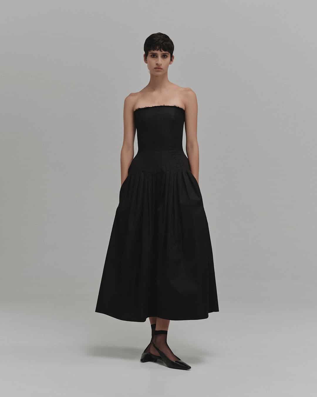 "CAMELIA" MIDI DRESS - miniatura 3