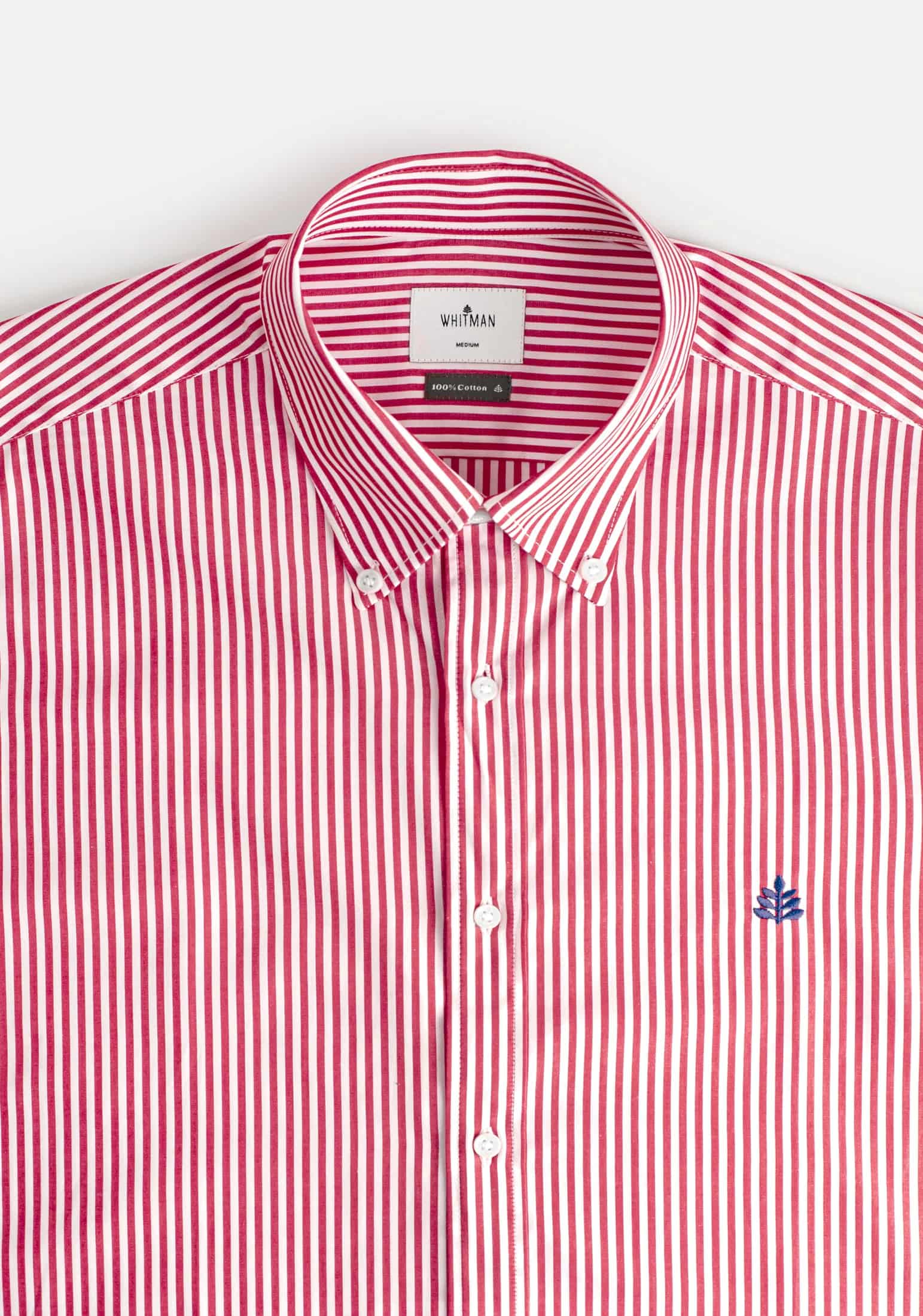 Camisa H CBD Rayas L-Azl Rojo - miniatura 2