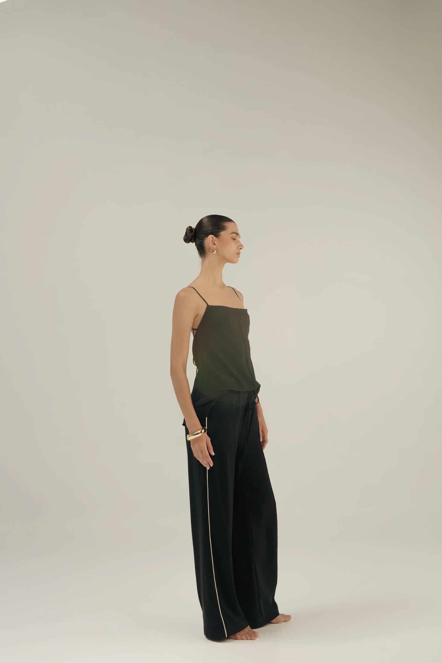 CARIÑO MIO TOP OPEN-BACK - BLACK - miniatura 3