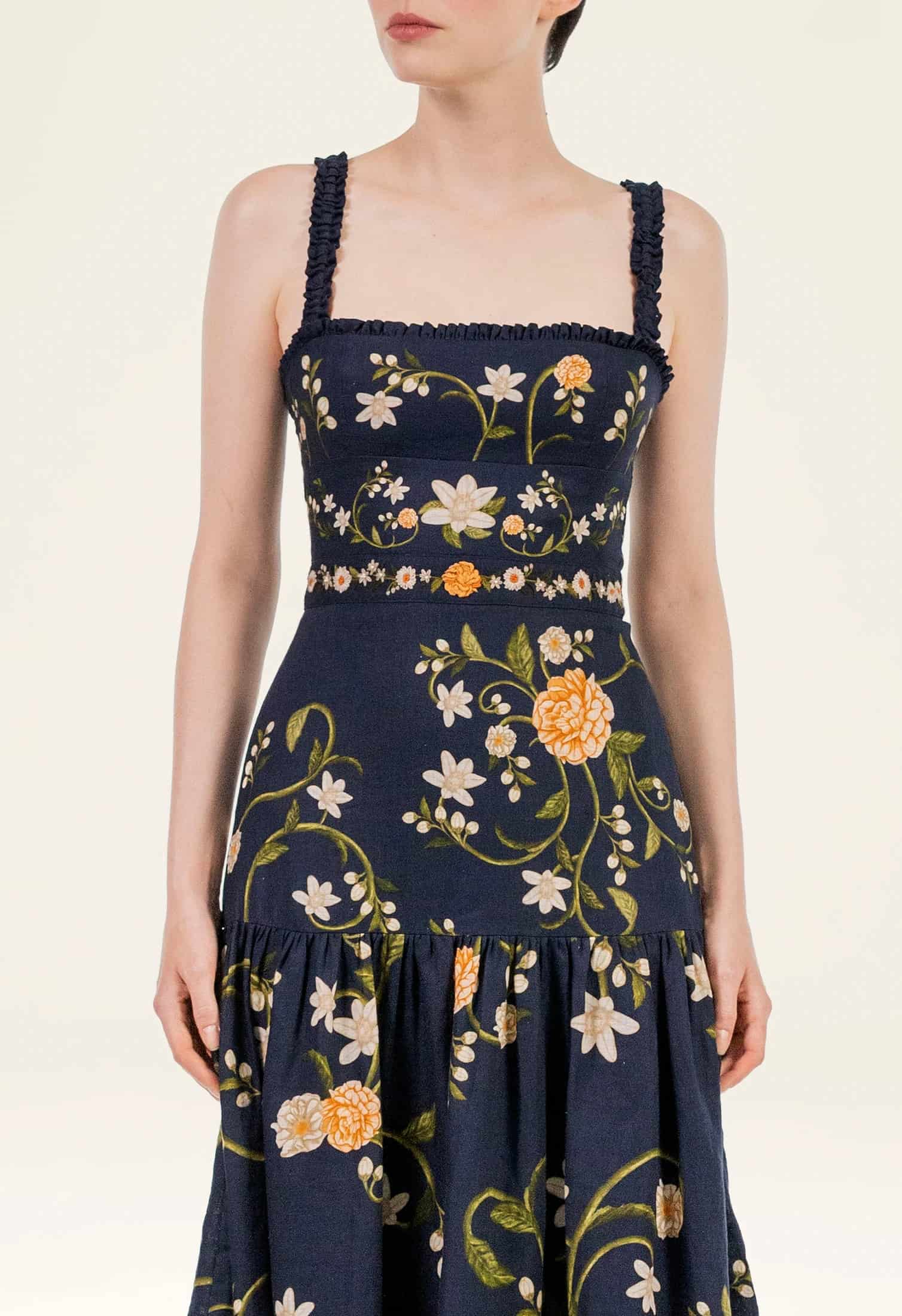 Nispero Valle Midi Dress - miniatura 4