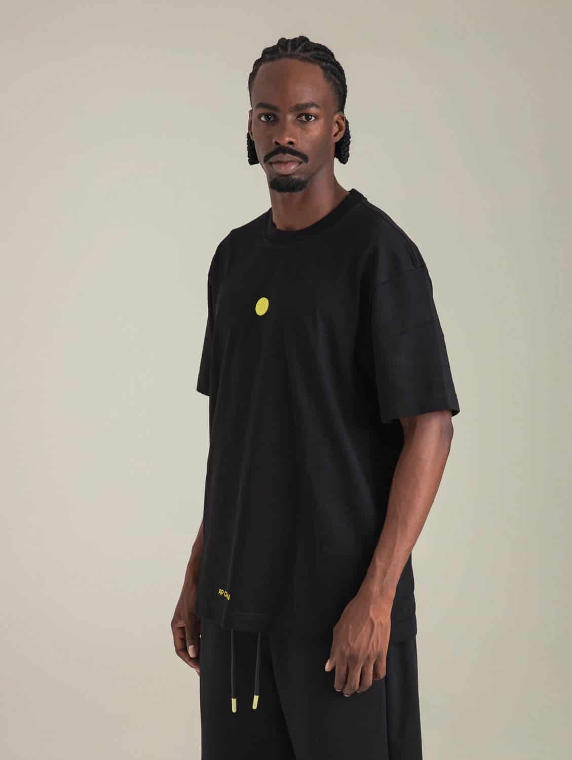 ASHEN BLACK T-SHIRT - miniatura 1