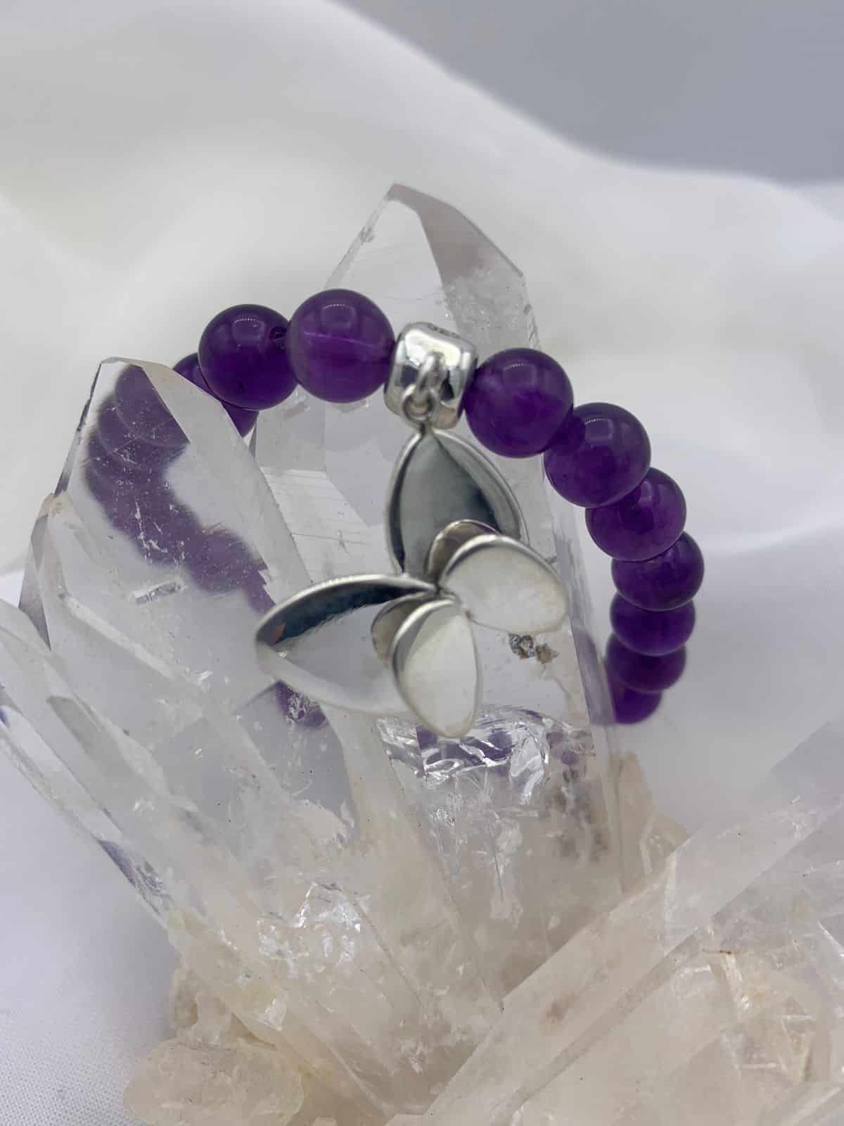 Pulsera Amatista dije Elefante P - miniatura 3