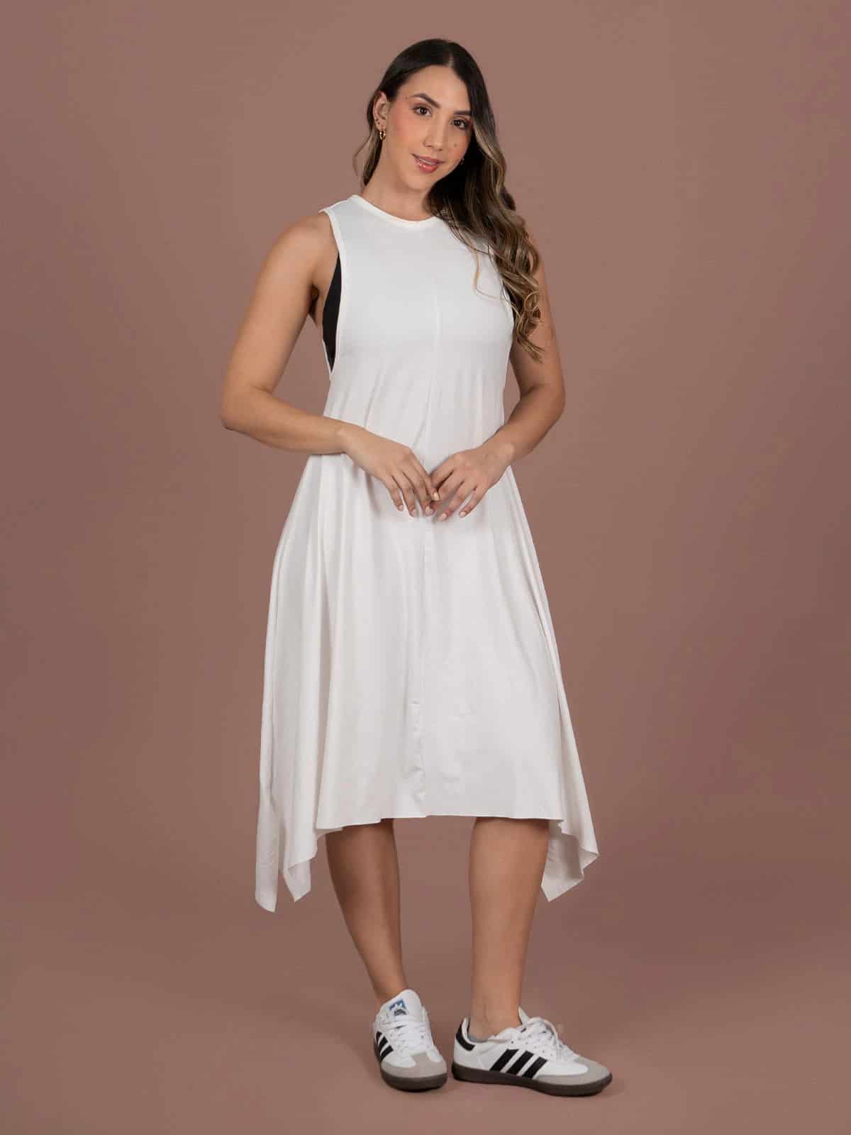 Vestido danila melon ivory - miniatura 1
